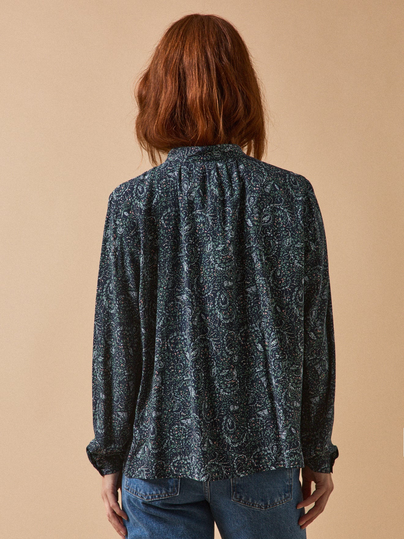 Damesbloes met Noelia-print van Pablo Piatti