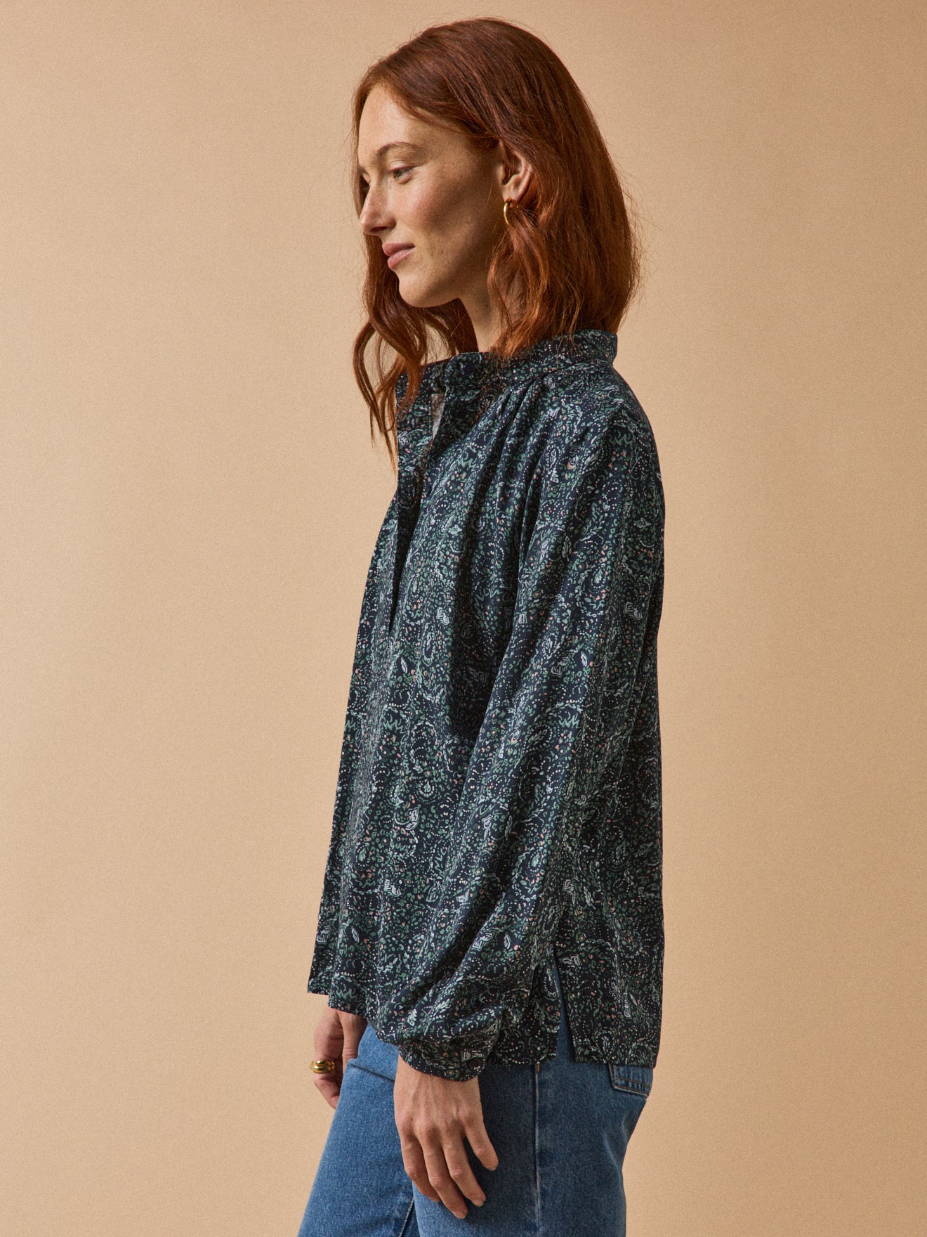 Damesbloes met Noelia-print van Pablo Piatti