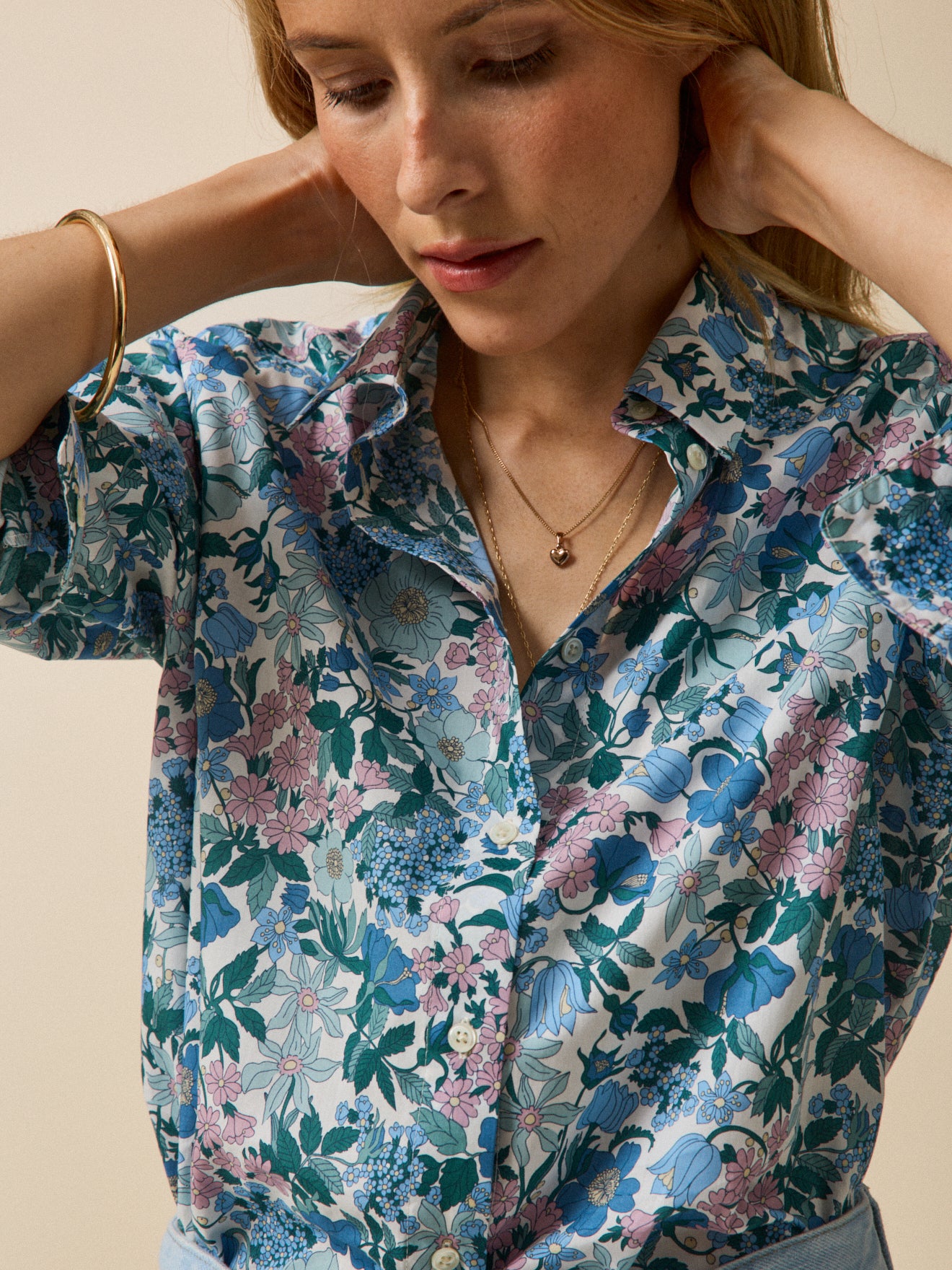 Damesbloes in Liberty-stof - Limited Collection