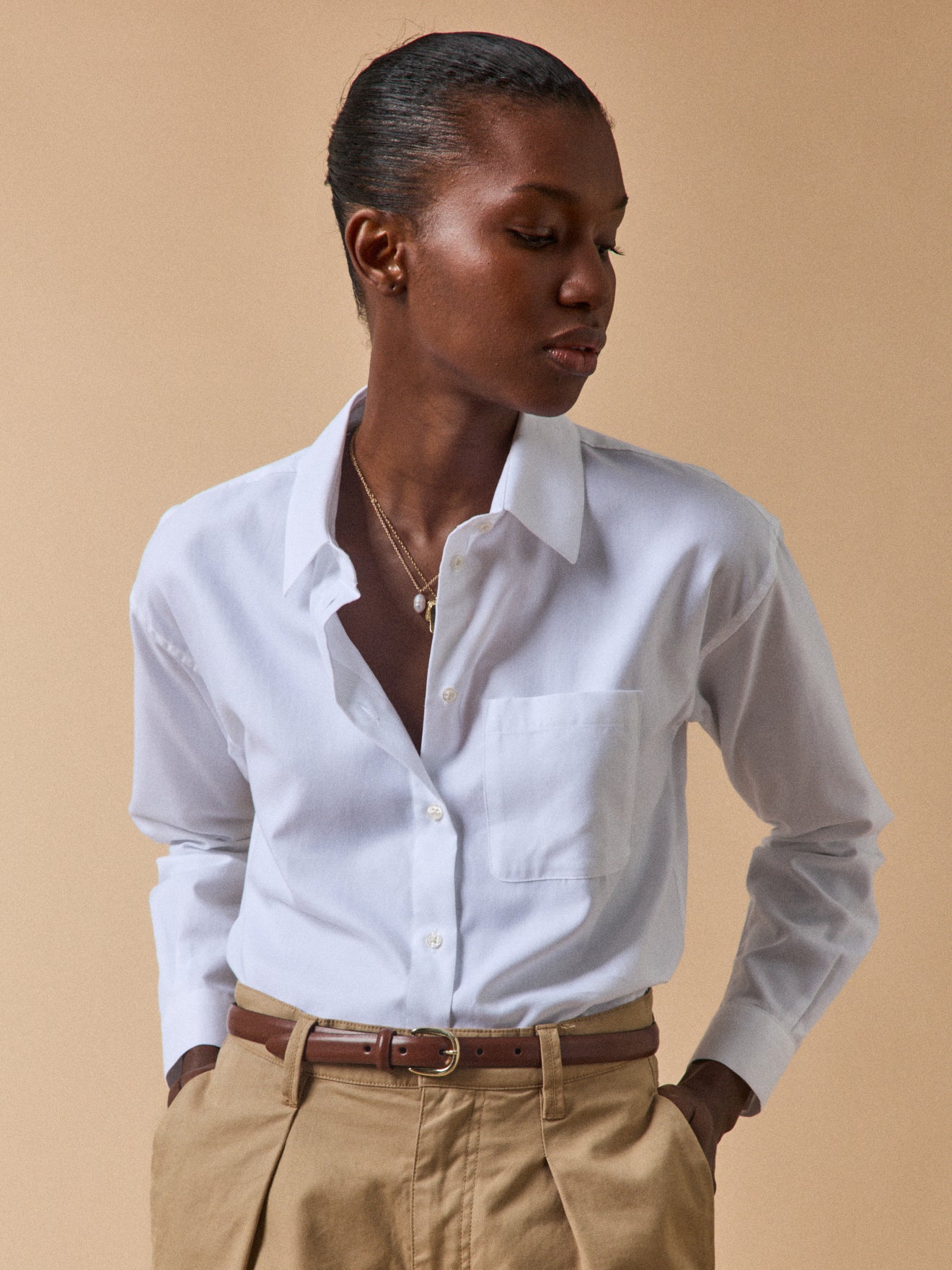 Chemise Oxford femme coton biologique