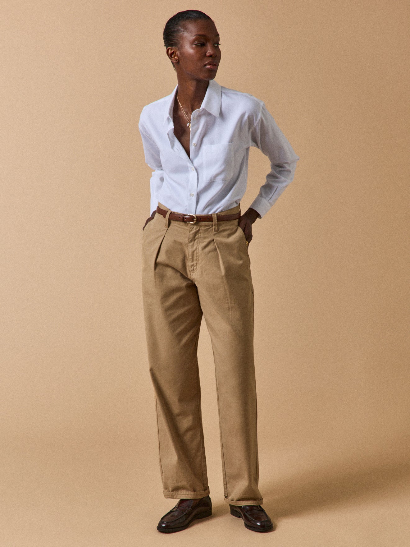 Chemise Oxford femme coton biologique