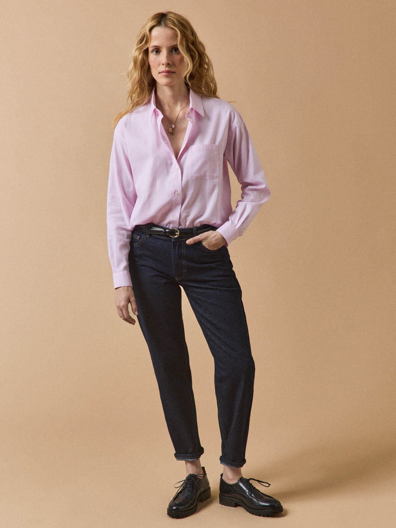Chemise Oxford femme coton biologique