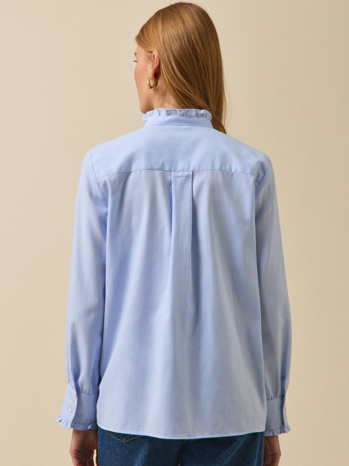 Dameshemd in oxfordstof van biokatoen Emilie