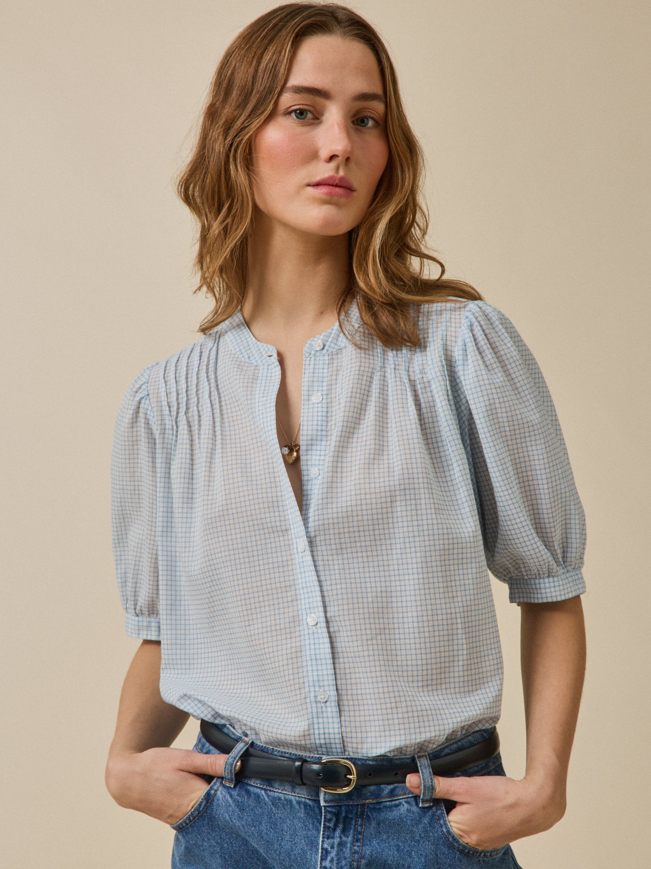 Blouse carreaux Tatersall femme