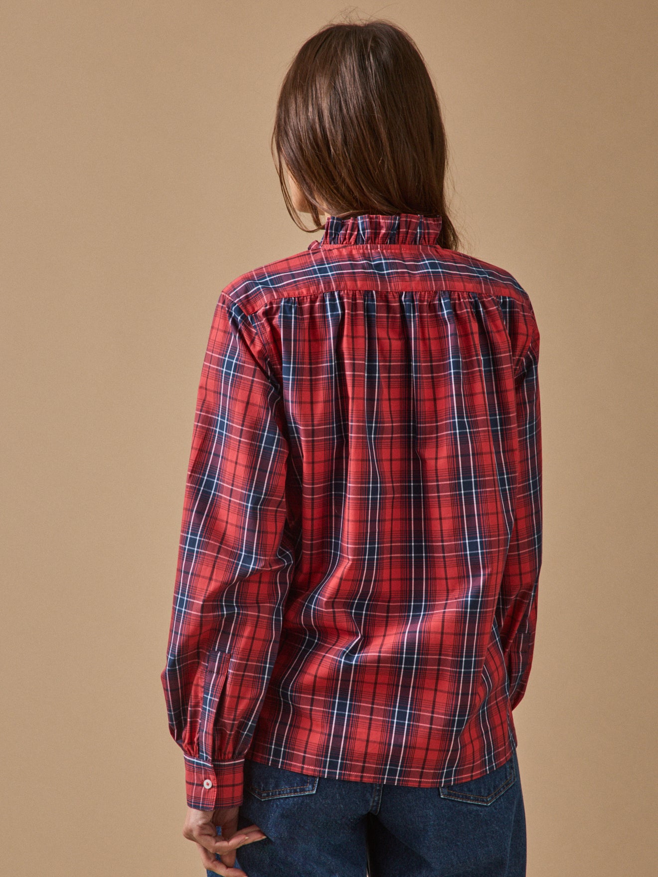Blouse carreaux femme - Coupe Noémie