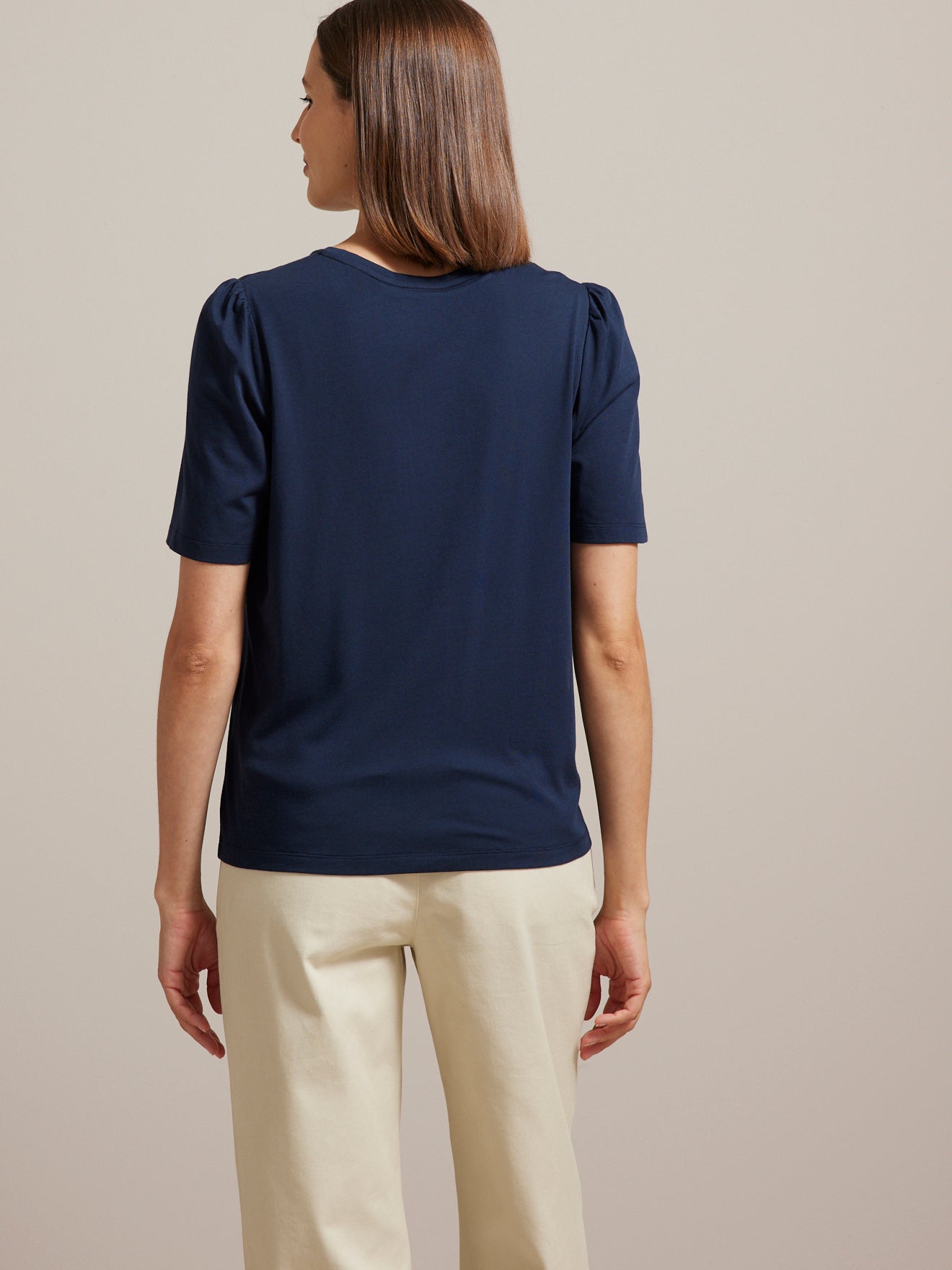 Damesshirt - modal en biokatoen