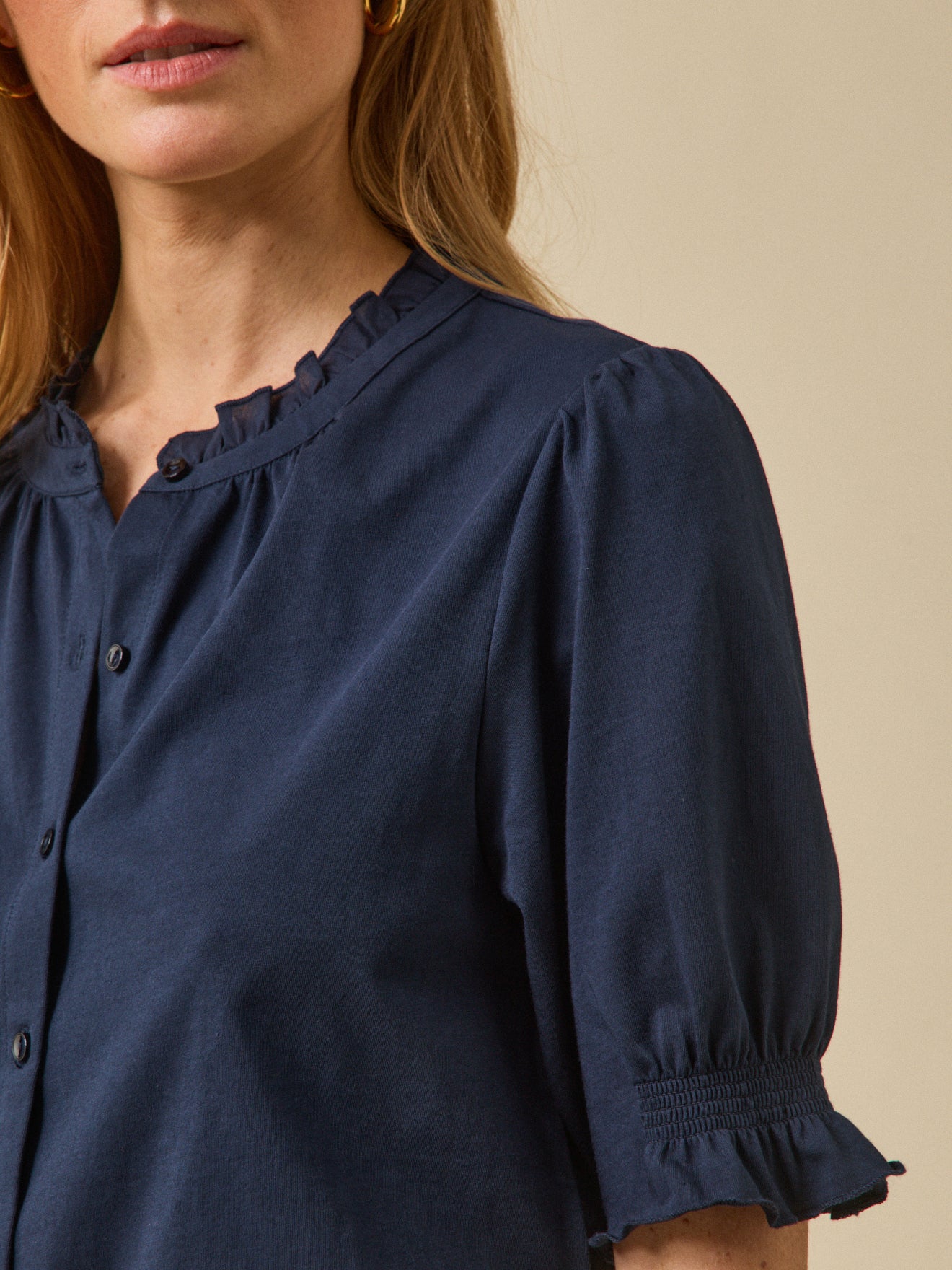 T-shirt volanté femme coton biologique