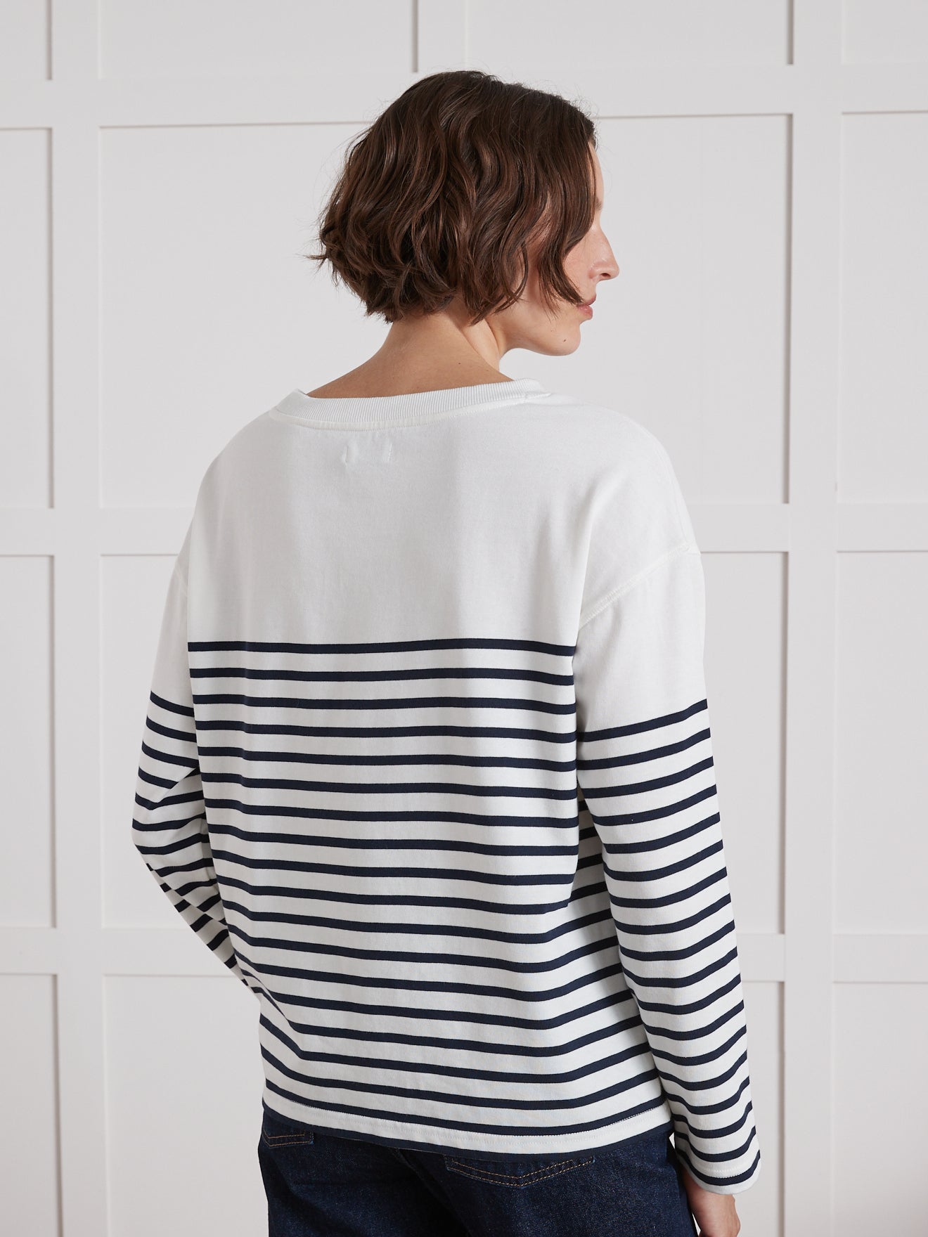 Damesmarineshirt in biokatoen - "The Classic à la Française" collectie
