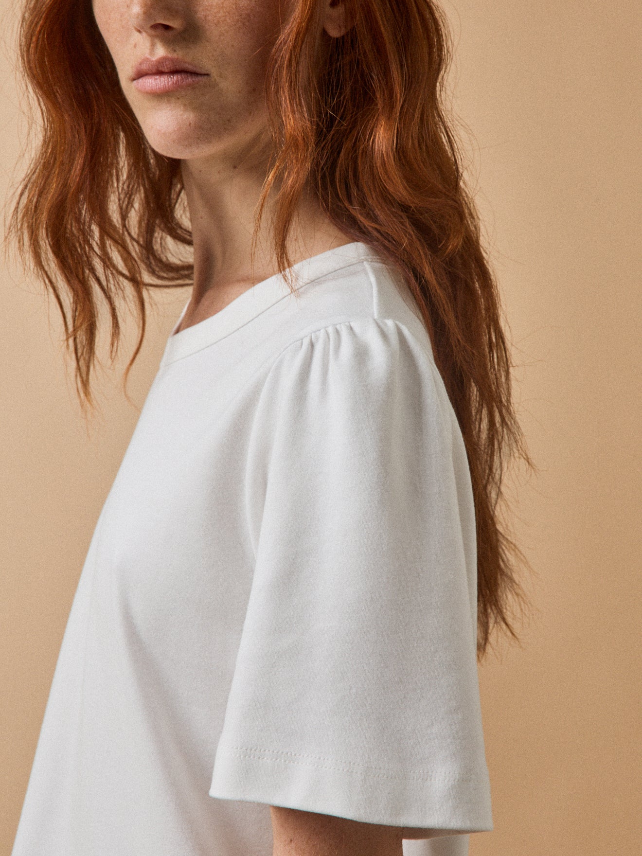 Damesshirt met korte mouwen - biokatoen