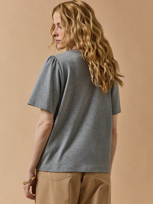 Damesshirt met korte mouwen - biokatoen