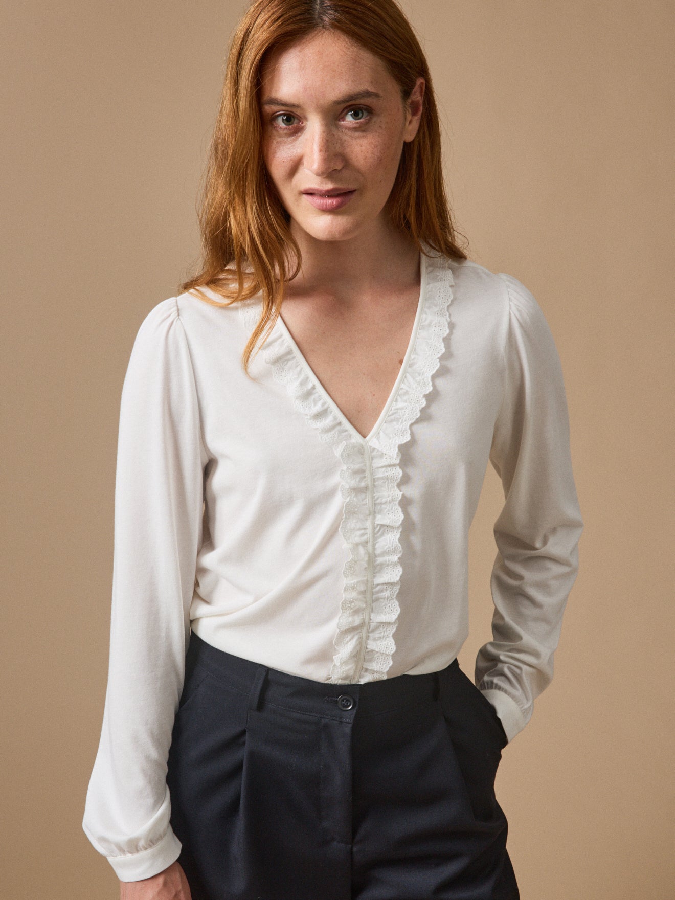T-shirt femme coton biologique et modal