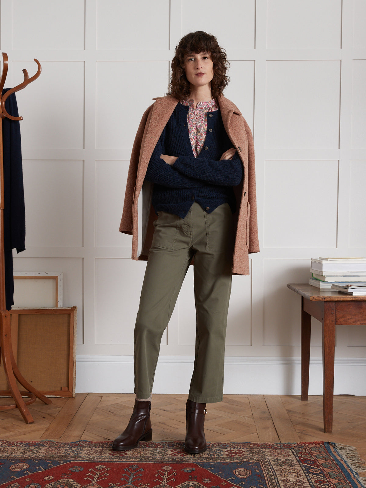 Cardigan maille perlée femme