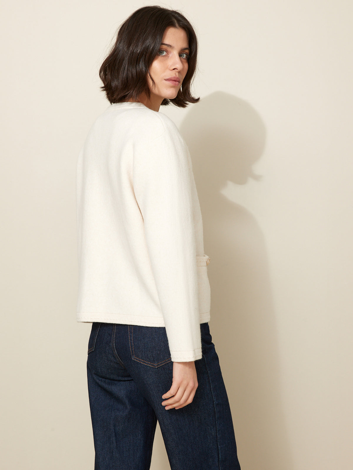 Cardigan boutonné veste femme