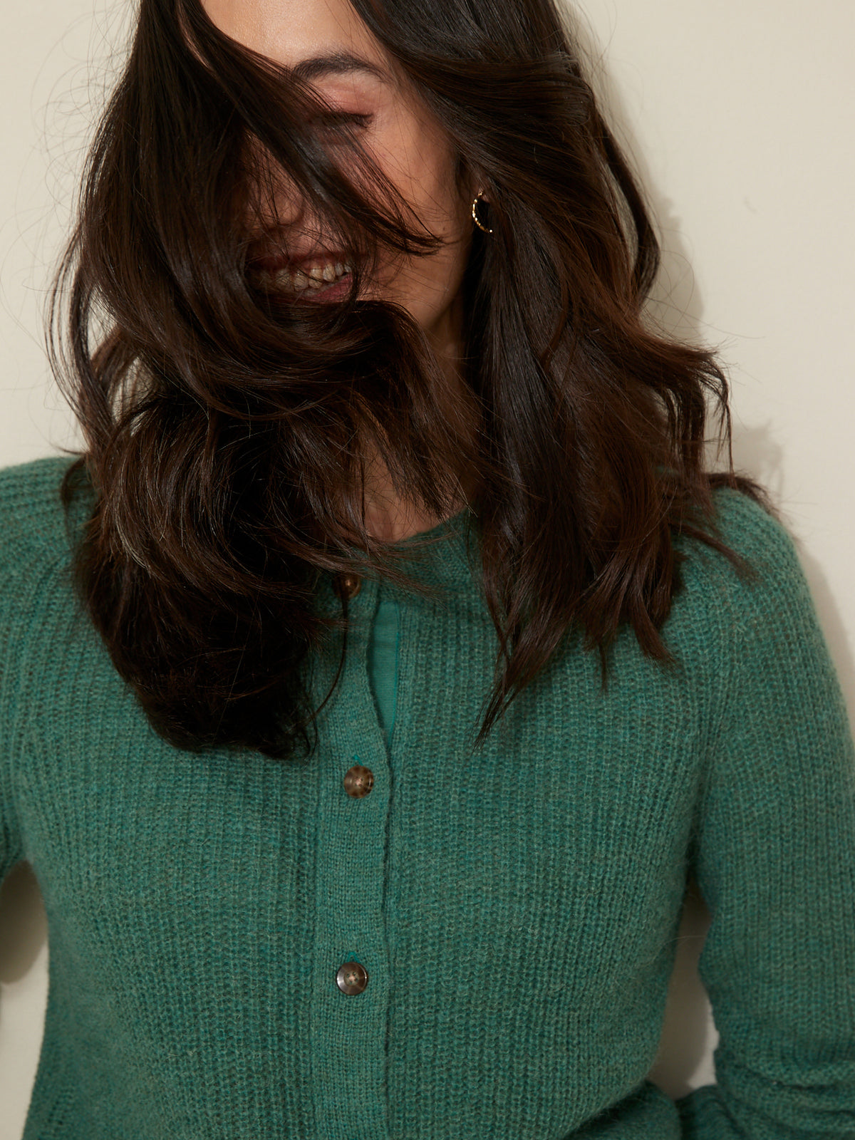 Cardigan femme avec laine, alpaga et mohair