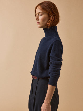 Pull col roulé femme - Collection Cachemire
