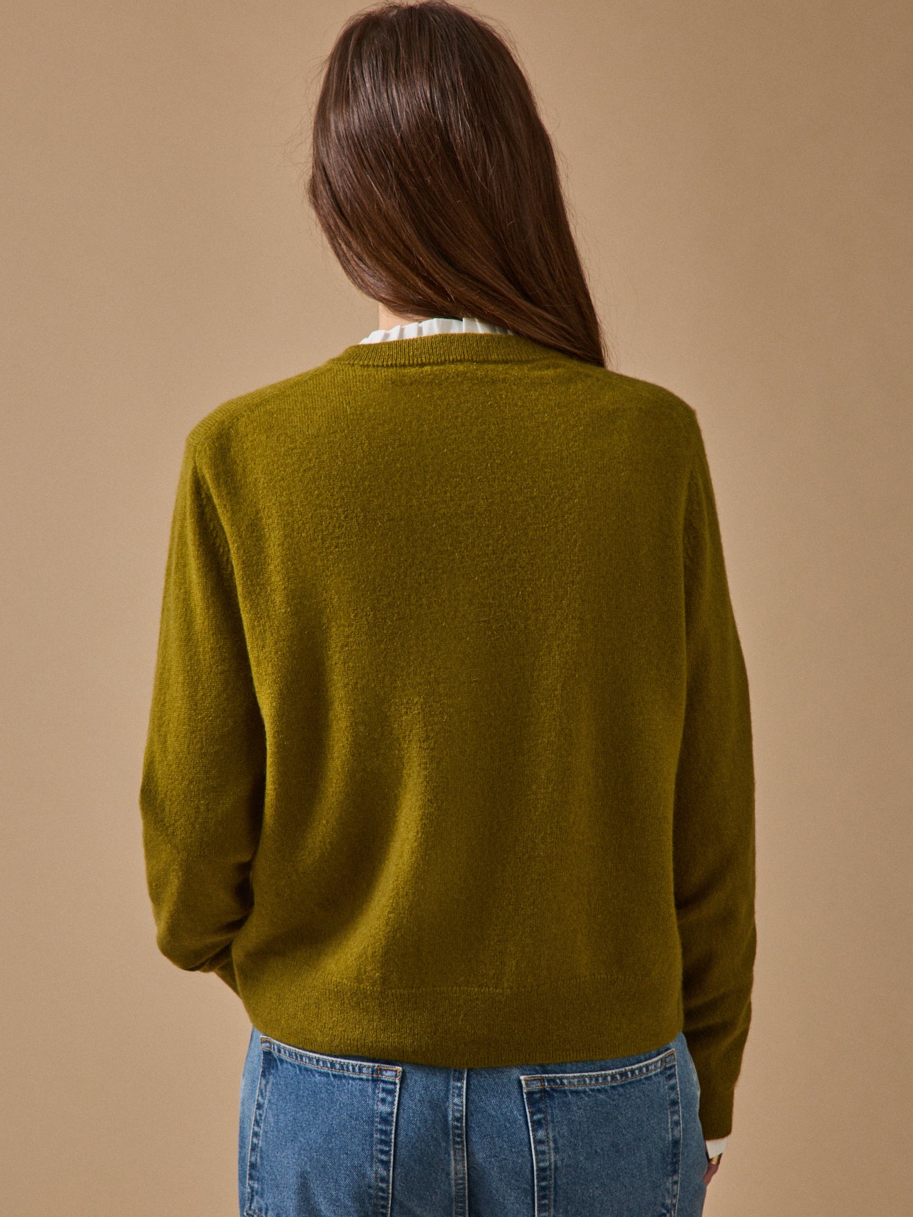 Damescardigan met knoopsluiting - Kasjmier collectie