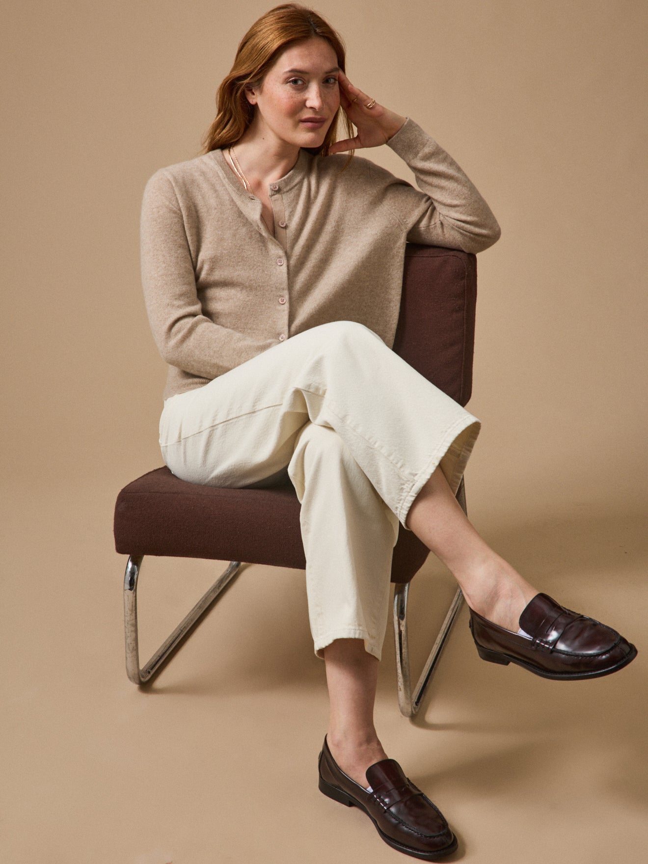 Gilet boutonné femme - Collection Cachemire
