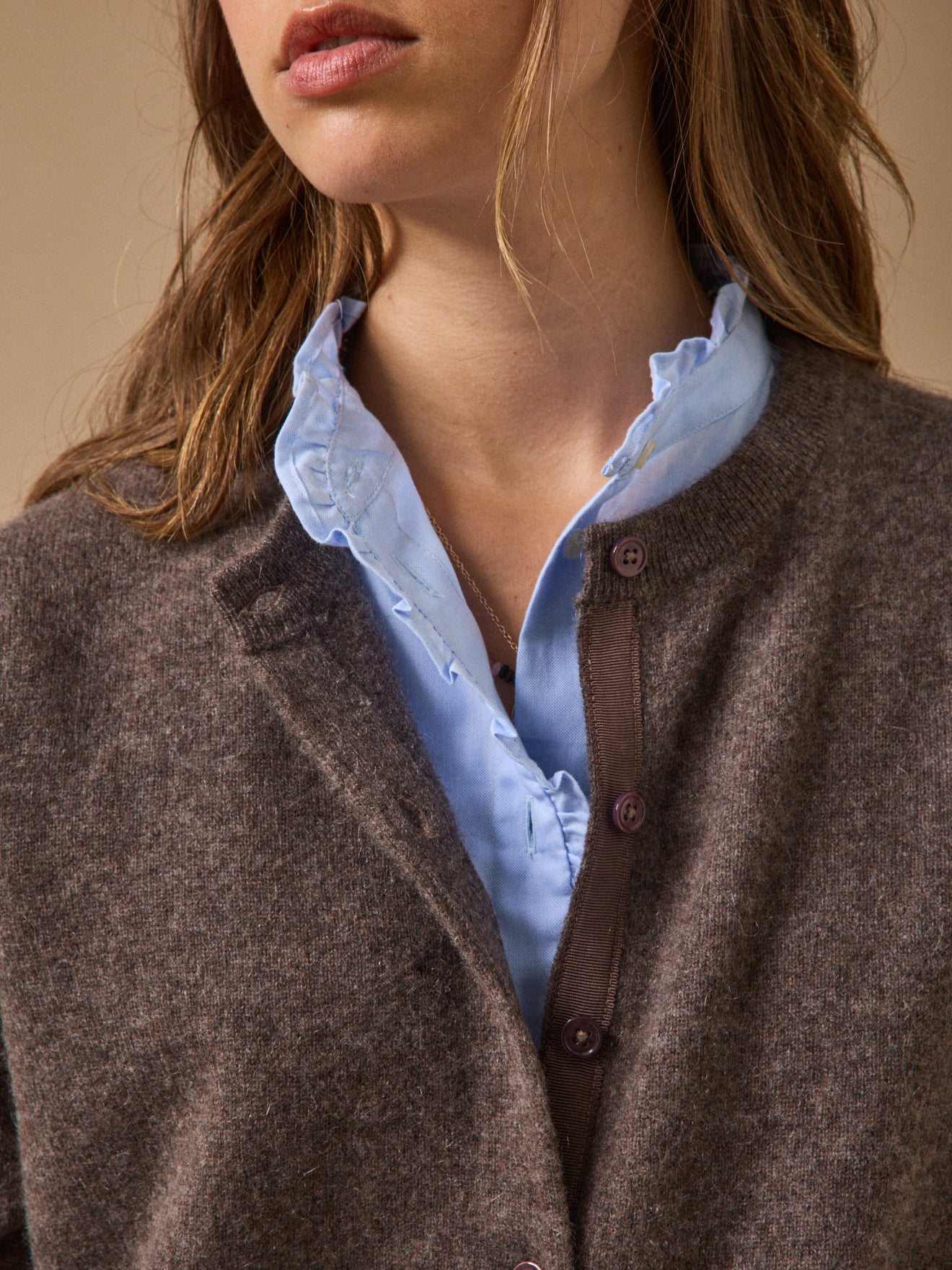 Gilet boutonné femme - Collection Cachemire