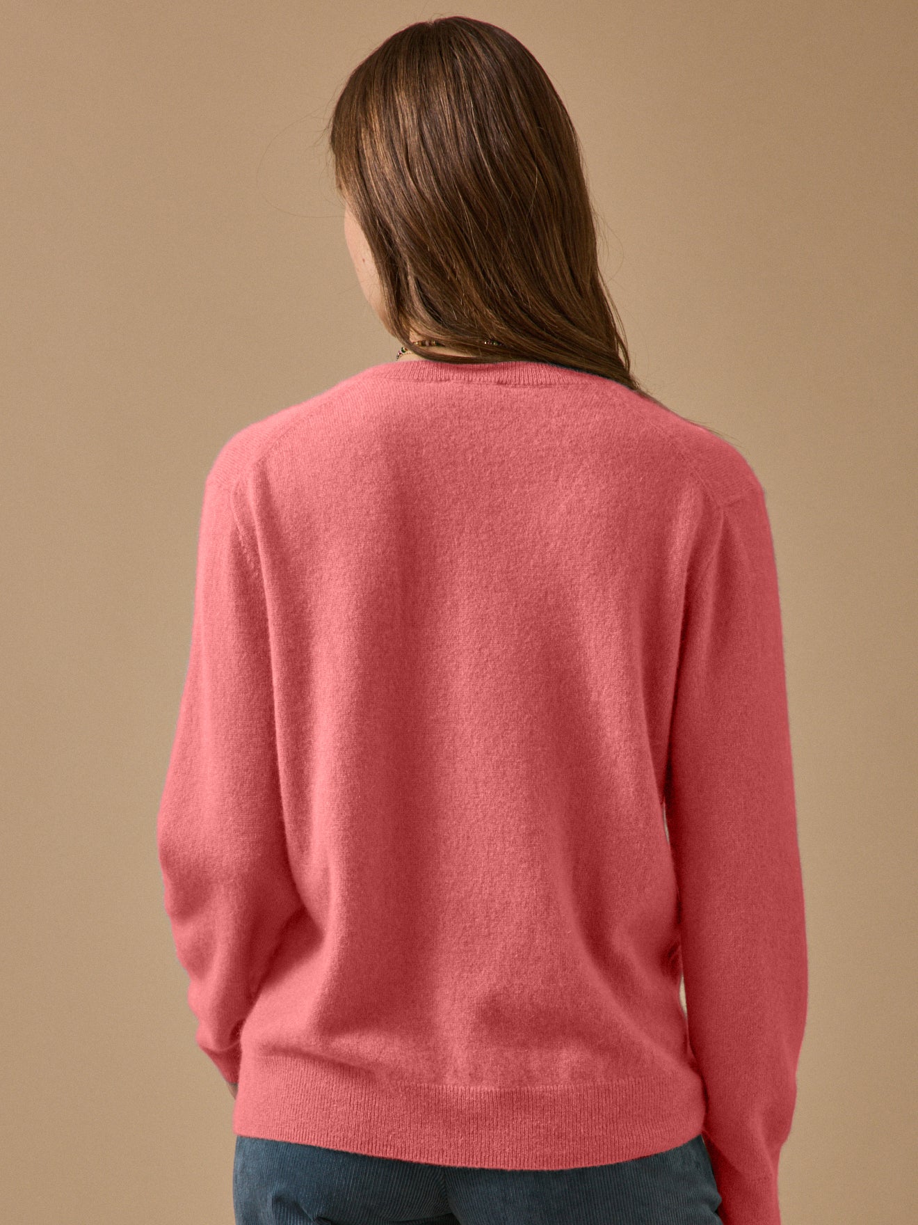 Pull col V femme - Collection Cachemire