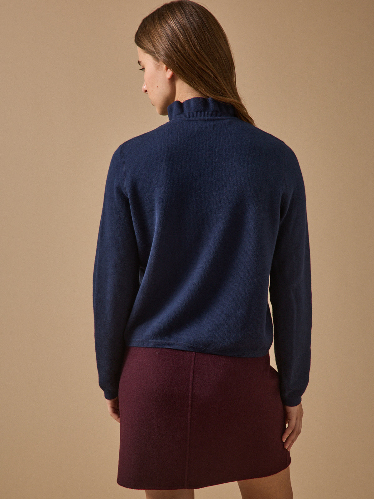 Gilet femme coton biologique et cachemire