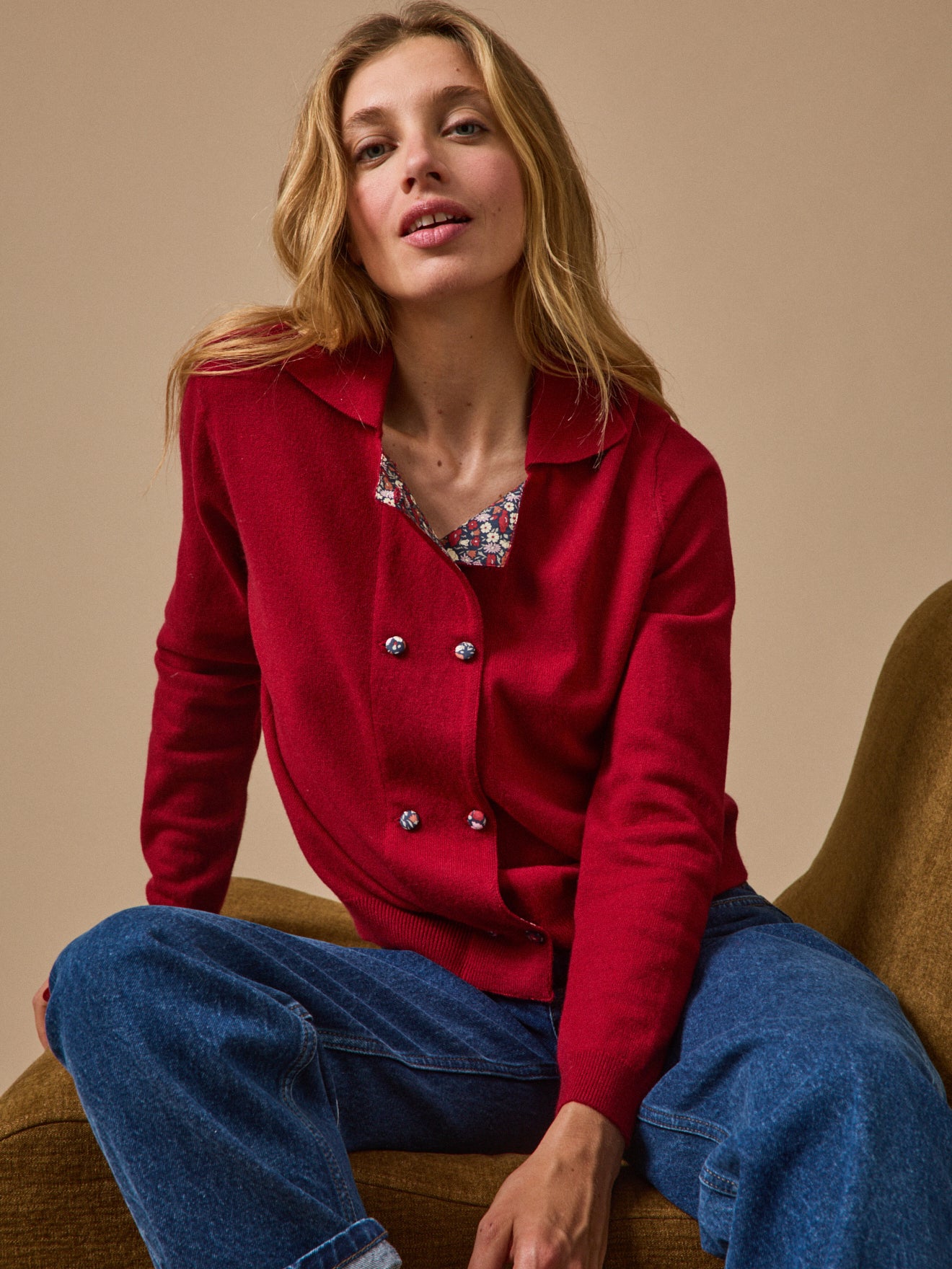 Gilet femme laine RWS* et cachemire