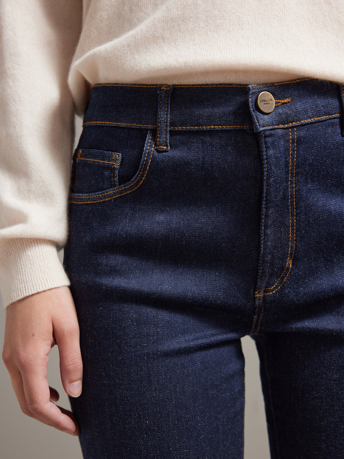 Jean Slim super stretch Femme Farah - Coton bio, délavage écoresponsable