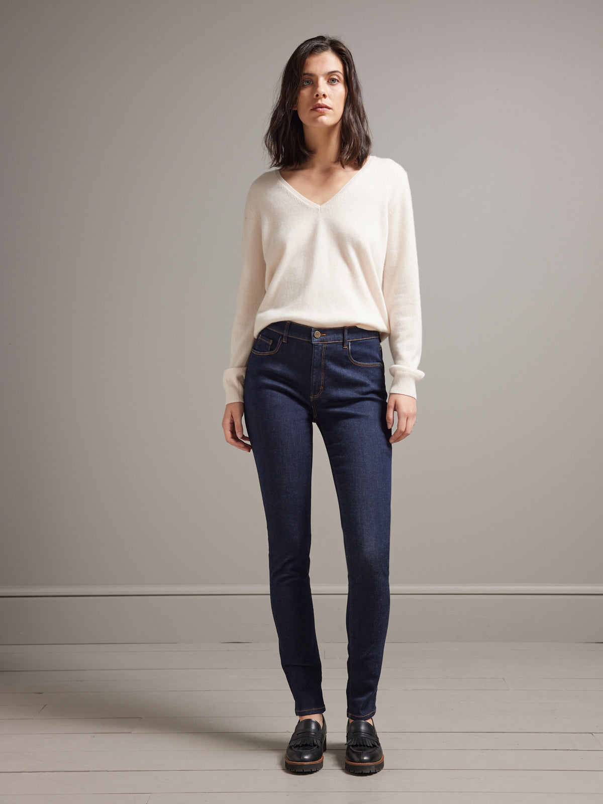 Jean Slim super stretch Femme Farah - Coton bio, délavage écoresponsable