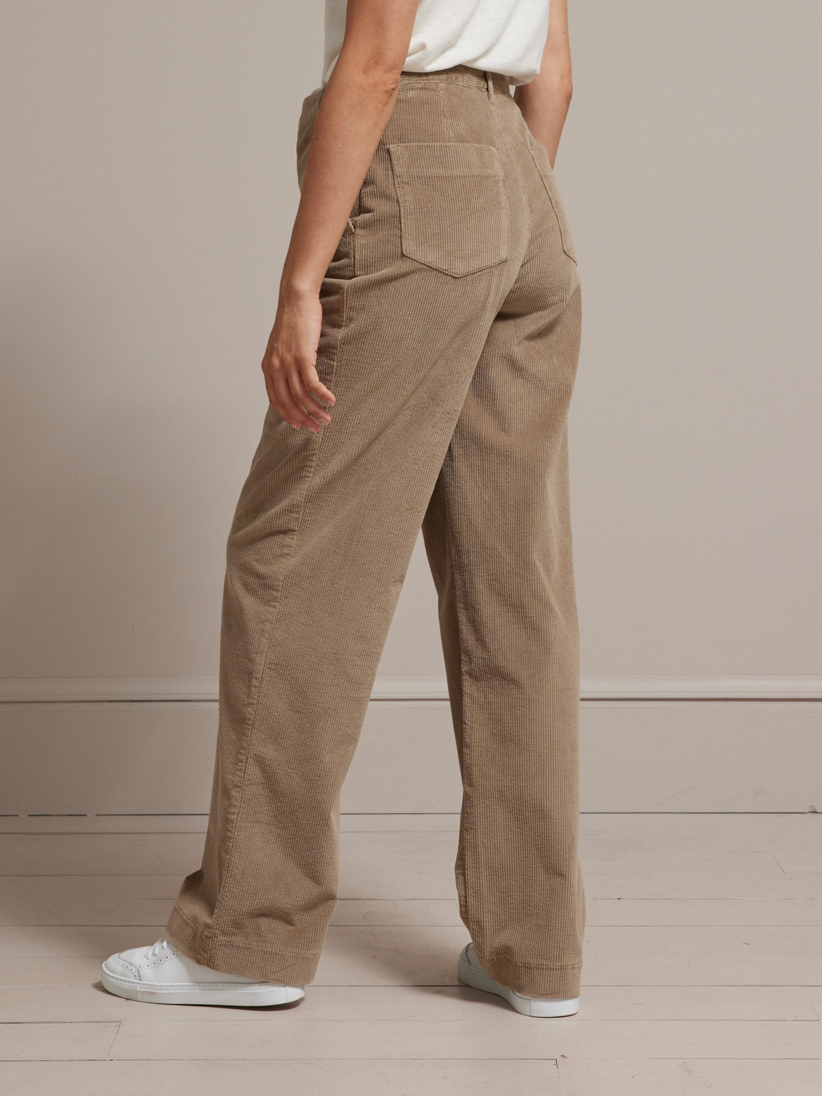 Pantalon velours Wide Leg femme Émilie