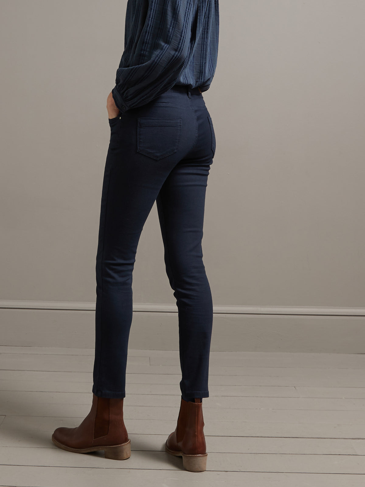 Jean slim super stretch femme Farah - Coton bio, délavage écoresponsable
