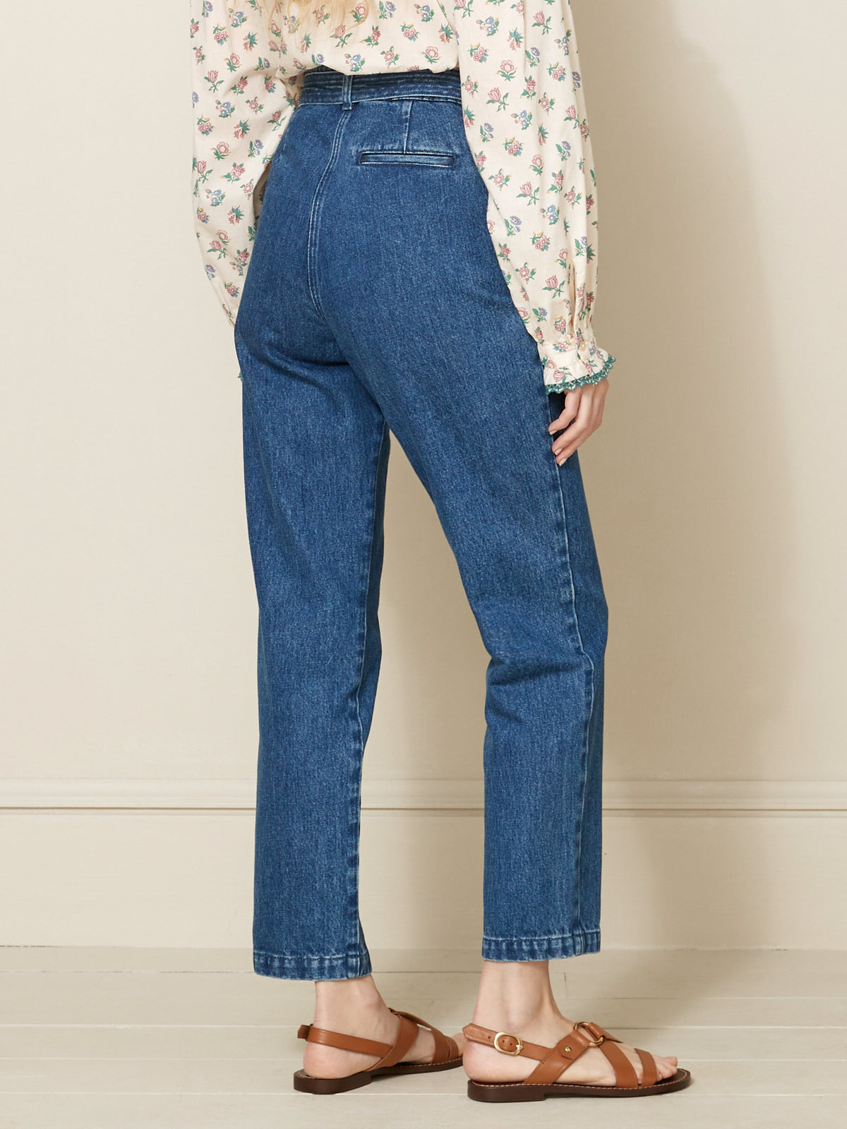 Damesjeans, carrot fit - biokatoen, ecologische wassing