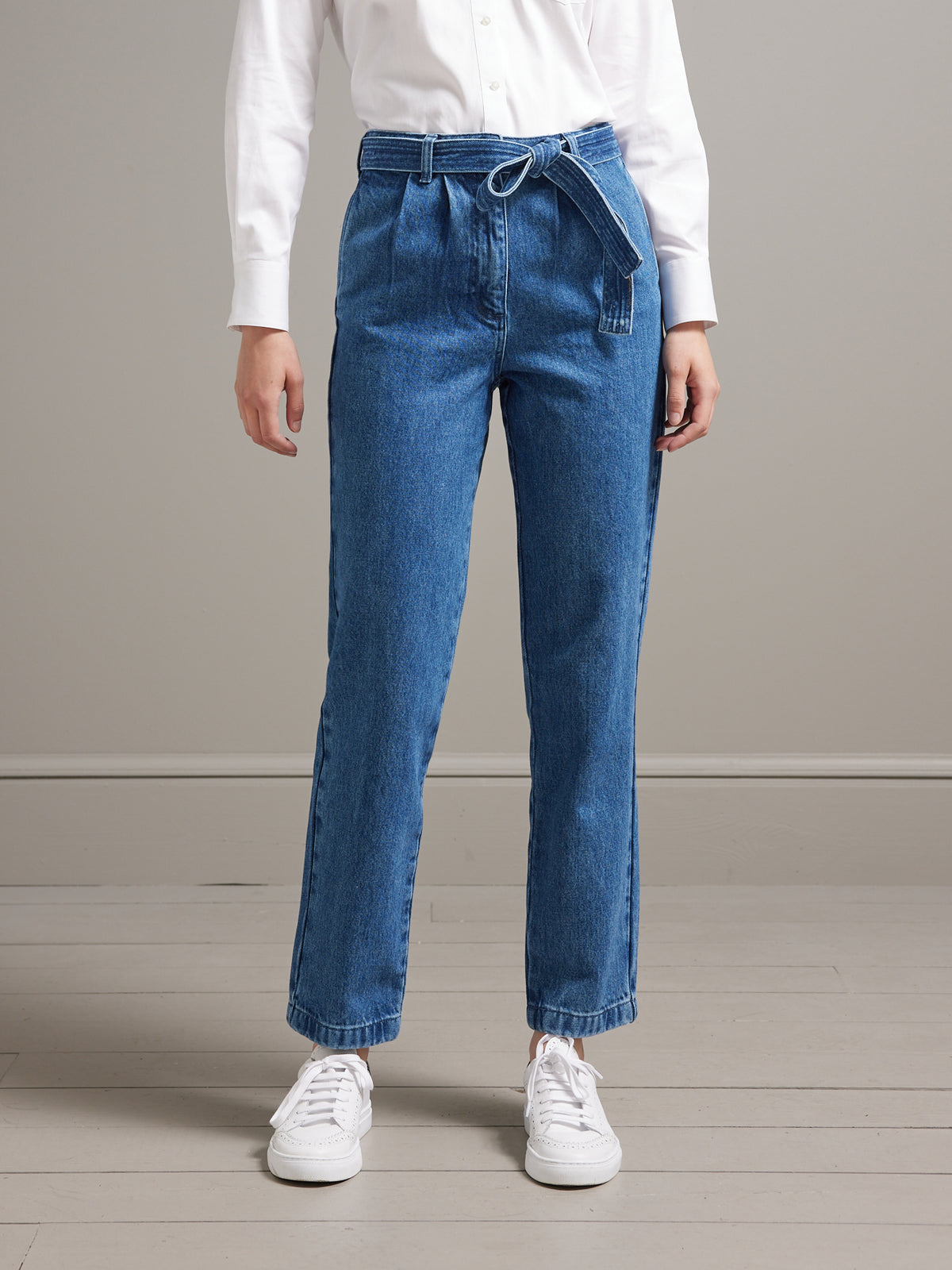Damesjeans, carrot fit - biokatoen, ecologische wassing