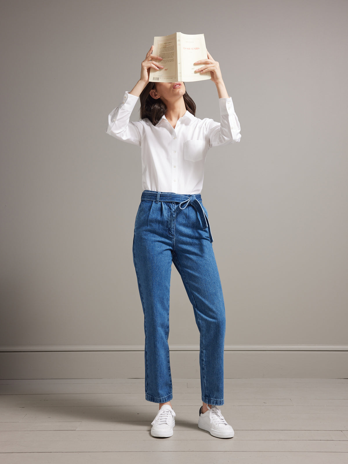 Damesjeans, carrot fit - biokatoen, ecologische wassing