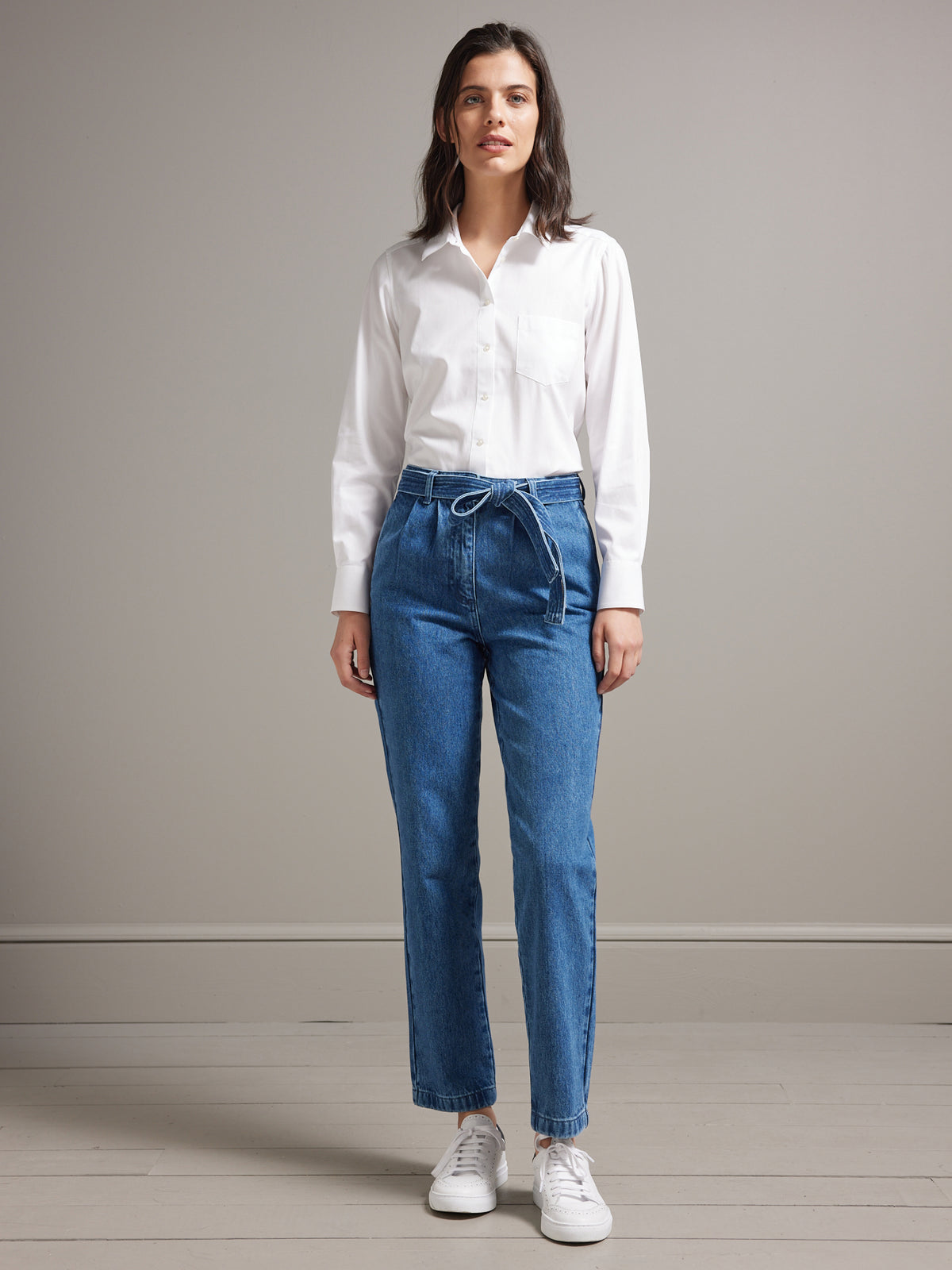Damesjeans, carrot fit - biokatoen, ecologische wassing