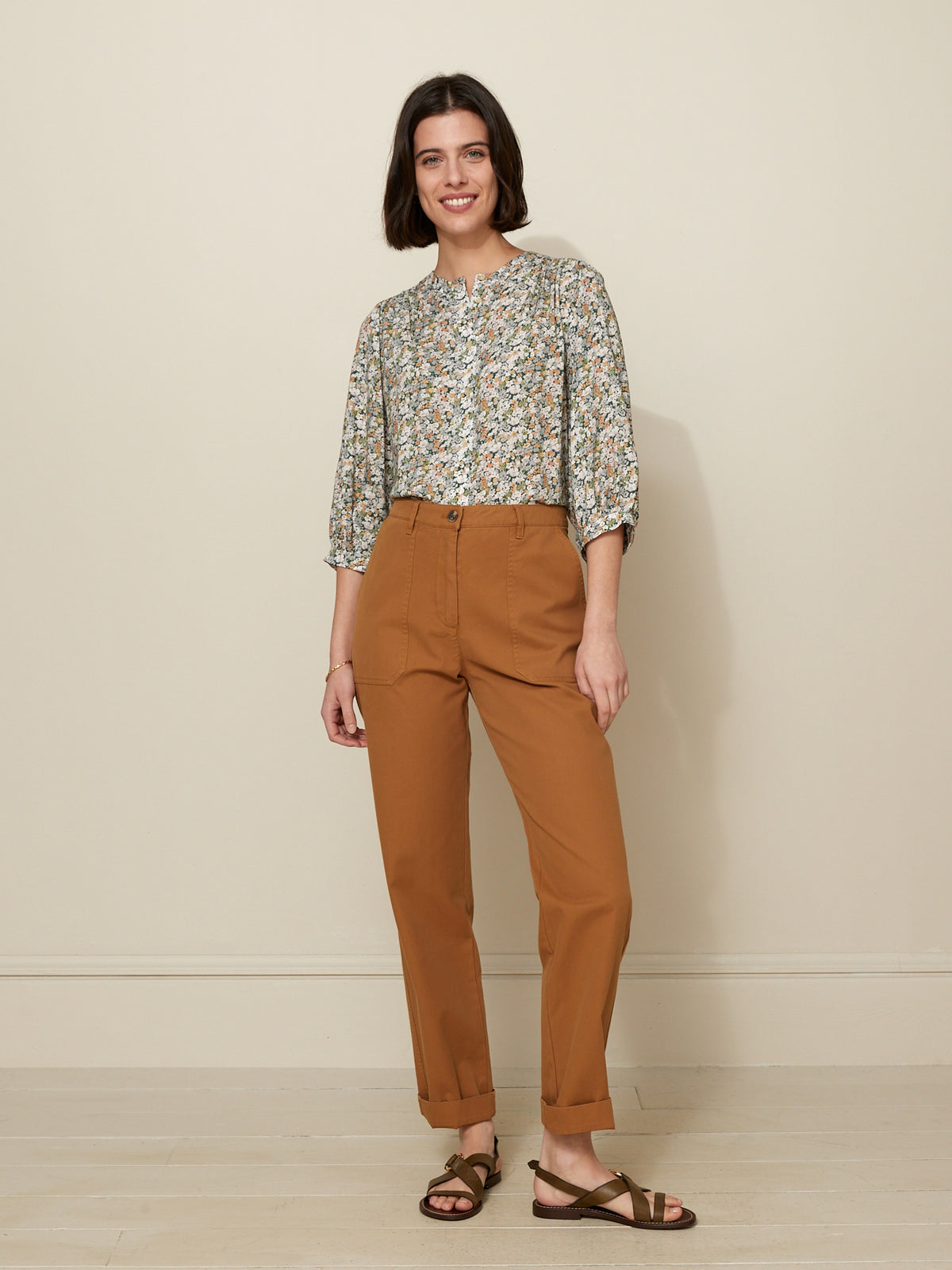 Damescargobroek Blanche - katoenen twill