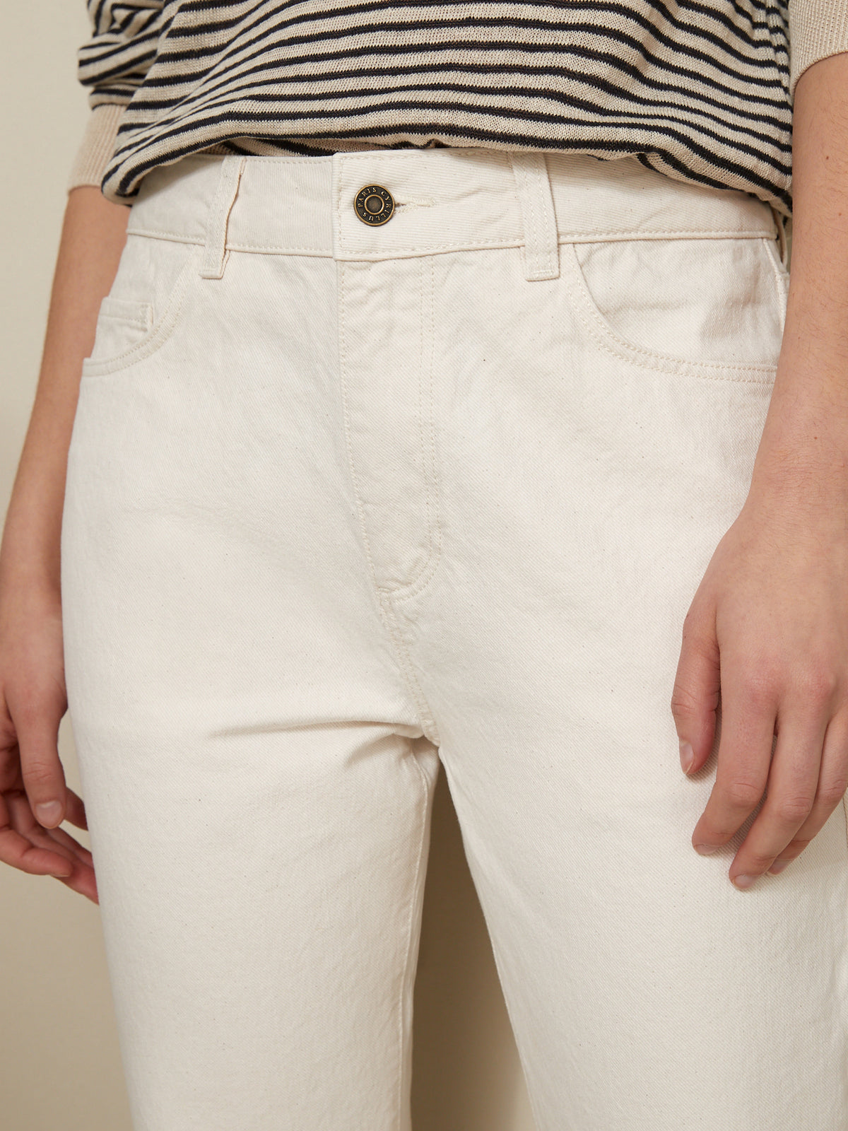 Rechte damesjeans Sandra - biokatoen, ecologische wassing