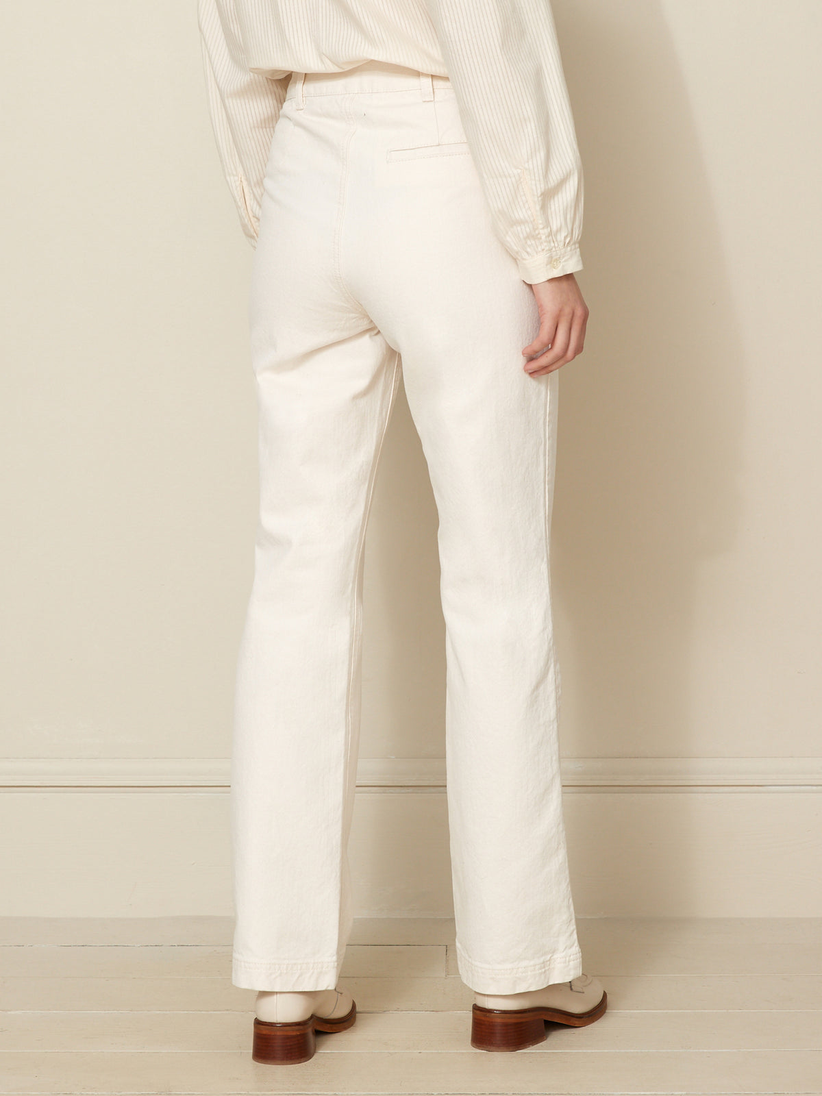 Jean bootcut femme Maria - coton biologique, délavage écoresponsable