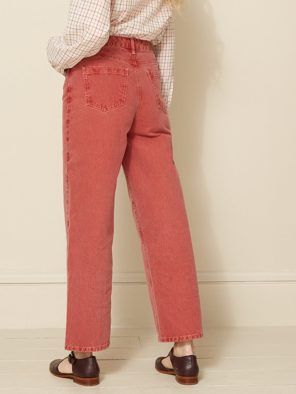 Jean large femme Émilie - coton biologique, délavage écoresponsable