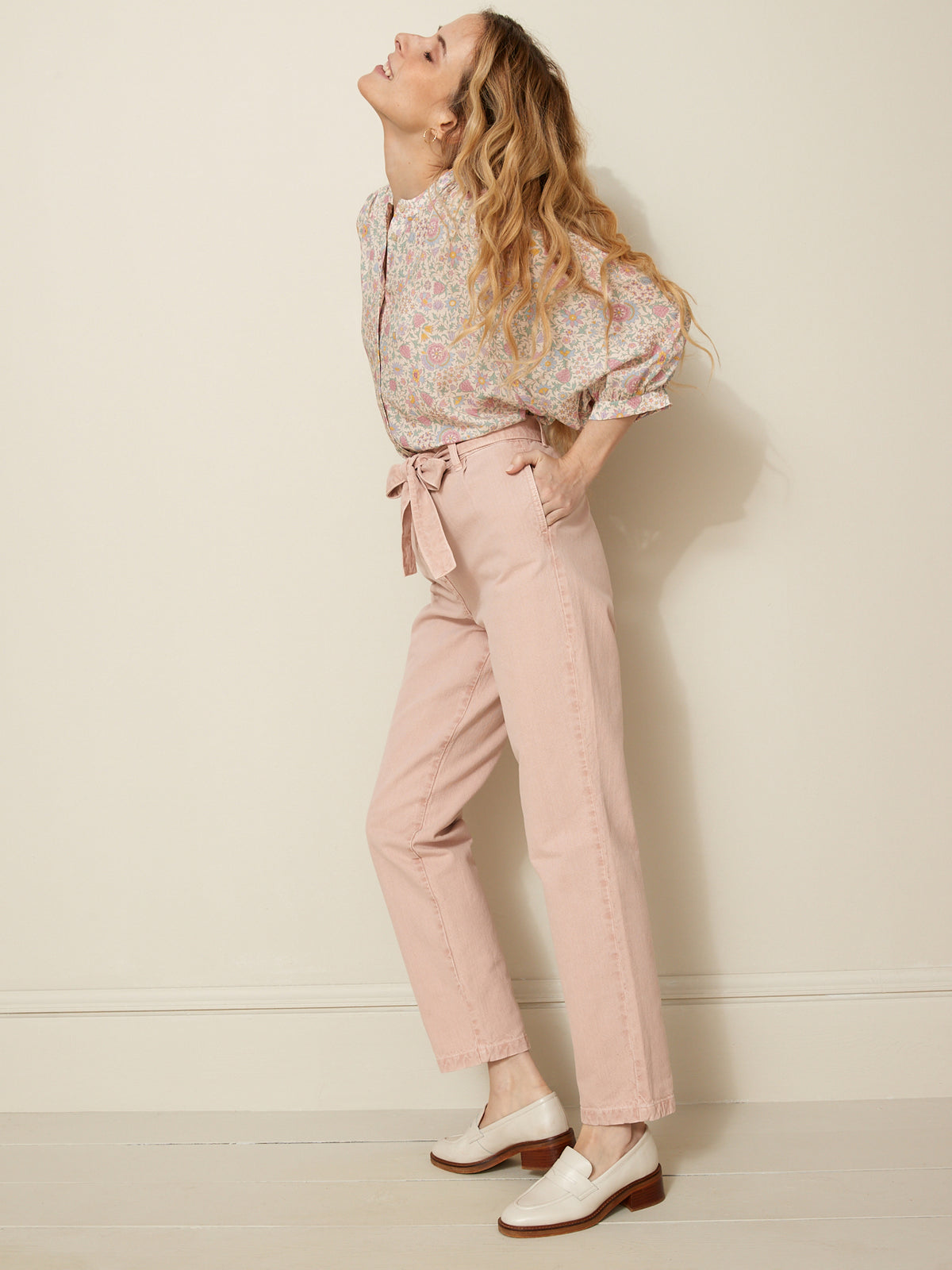 Damesjeans Anaïs, carrot fit - biokatoen, ecologische wassing