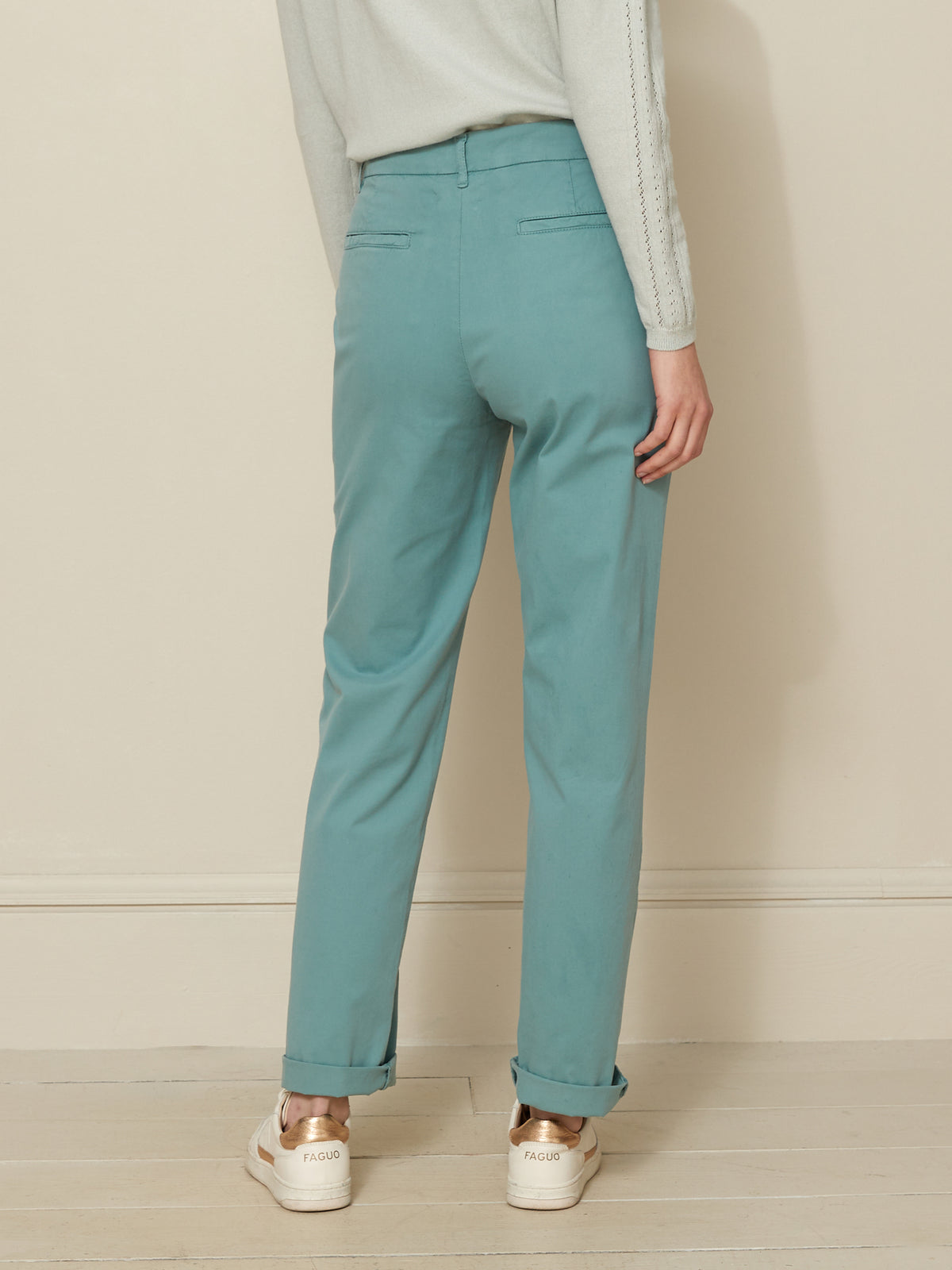 Pantalon chino femme Jade