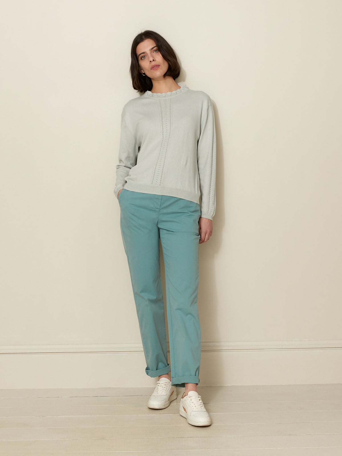Pantalon chino femme Jade