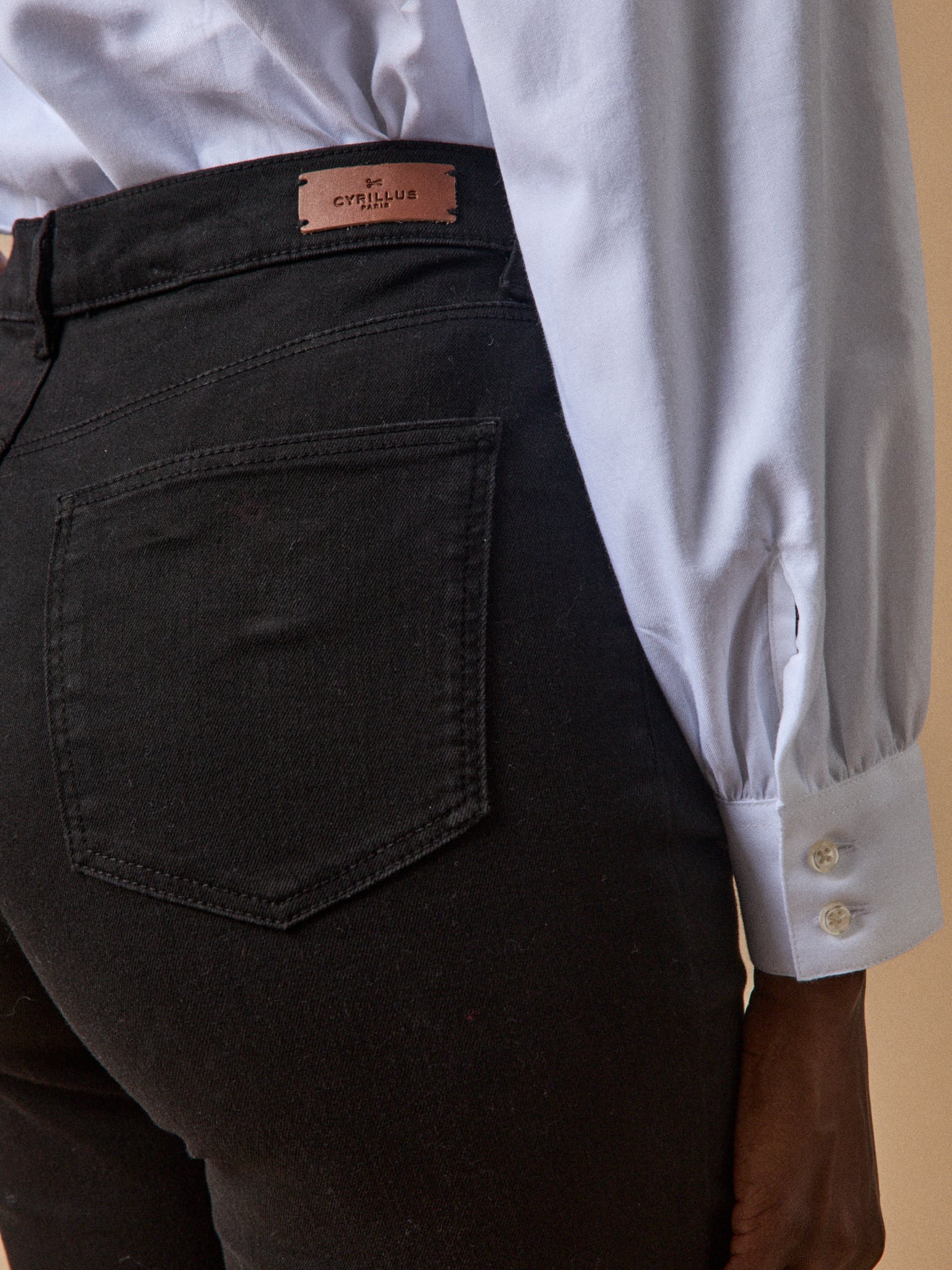 Gekleurde slim fit damesjeans Aude