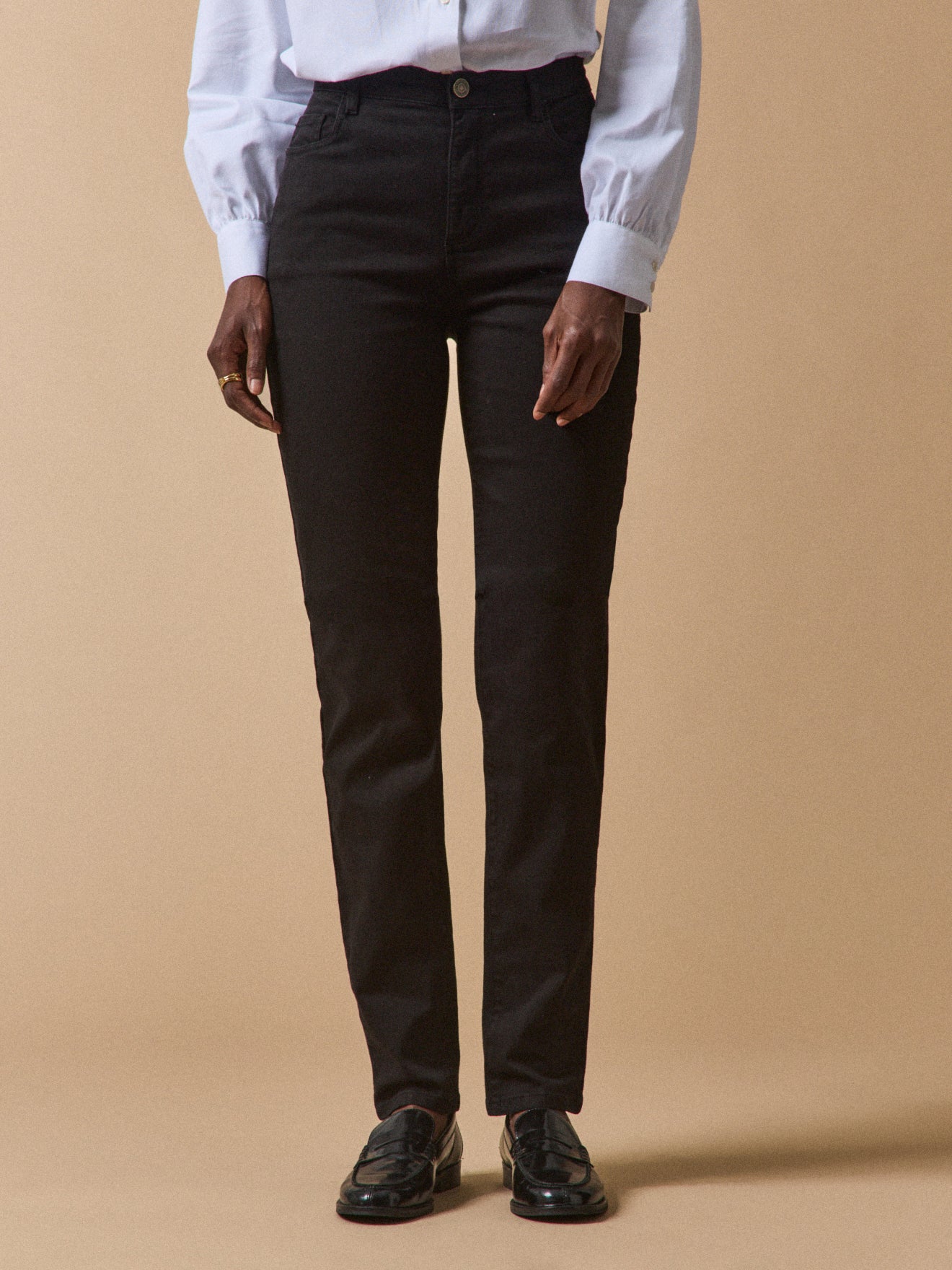 Gekleurde slim fit damesjeans Aude