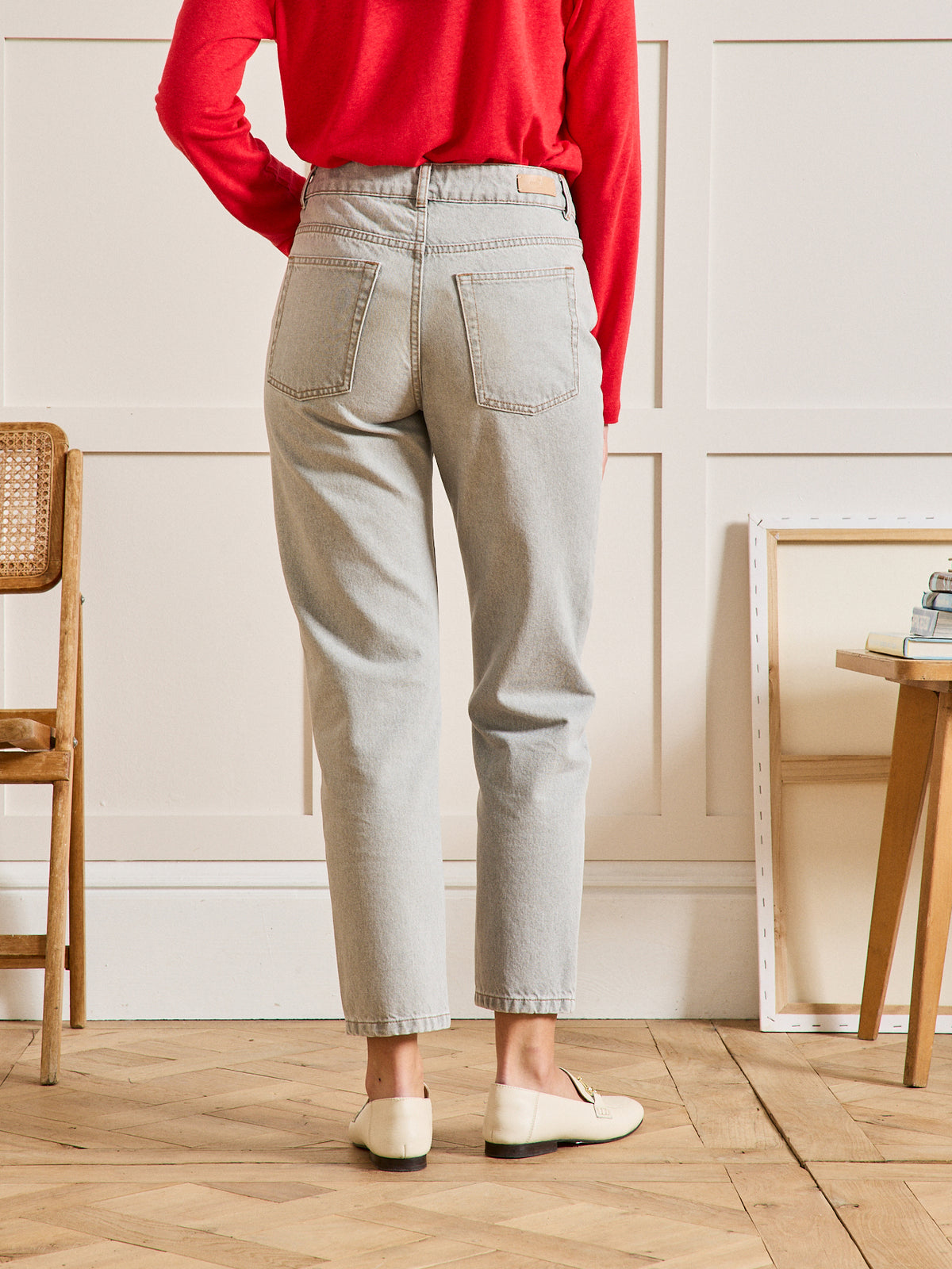 Jean mom femme Claire coton biologique