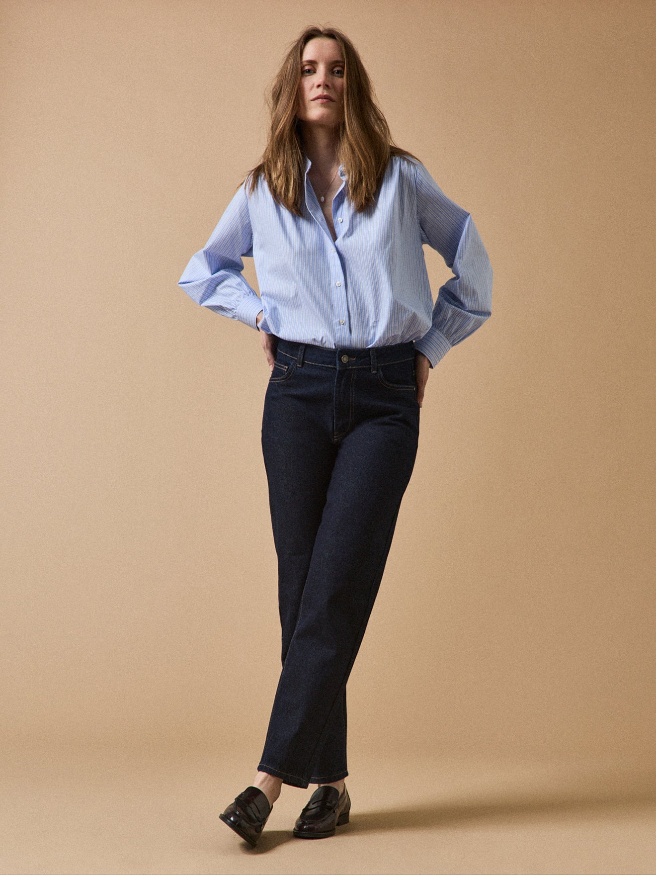 Mom fit damesjeans Claire - biokatoen, ecologische wassing