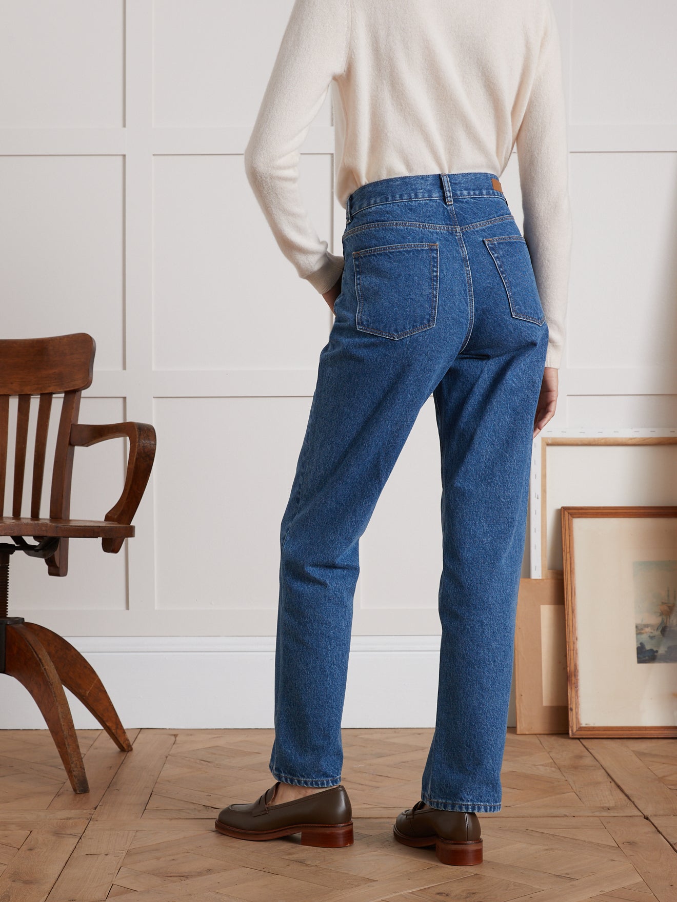 Relax fit damesjeans Camille - biokatoen, ecologische wassing