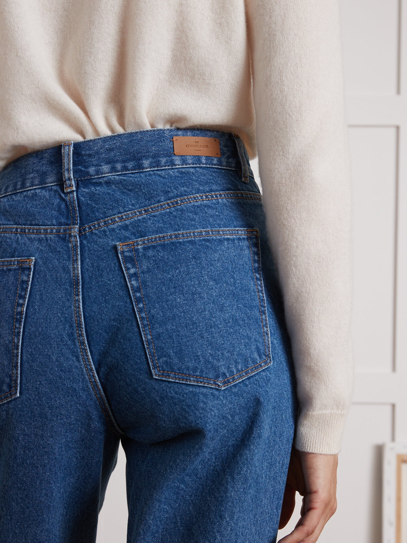 Relax fit damesjeans Camille - biokatoen, ecologische wassing