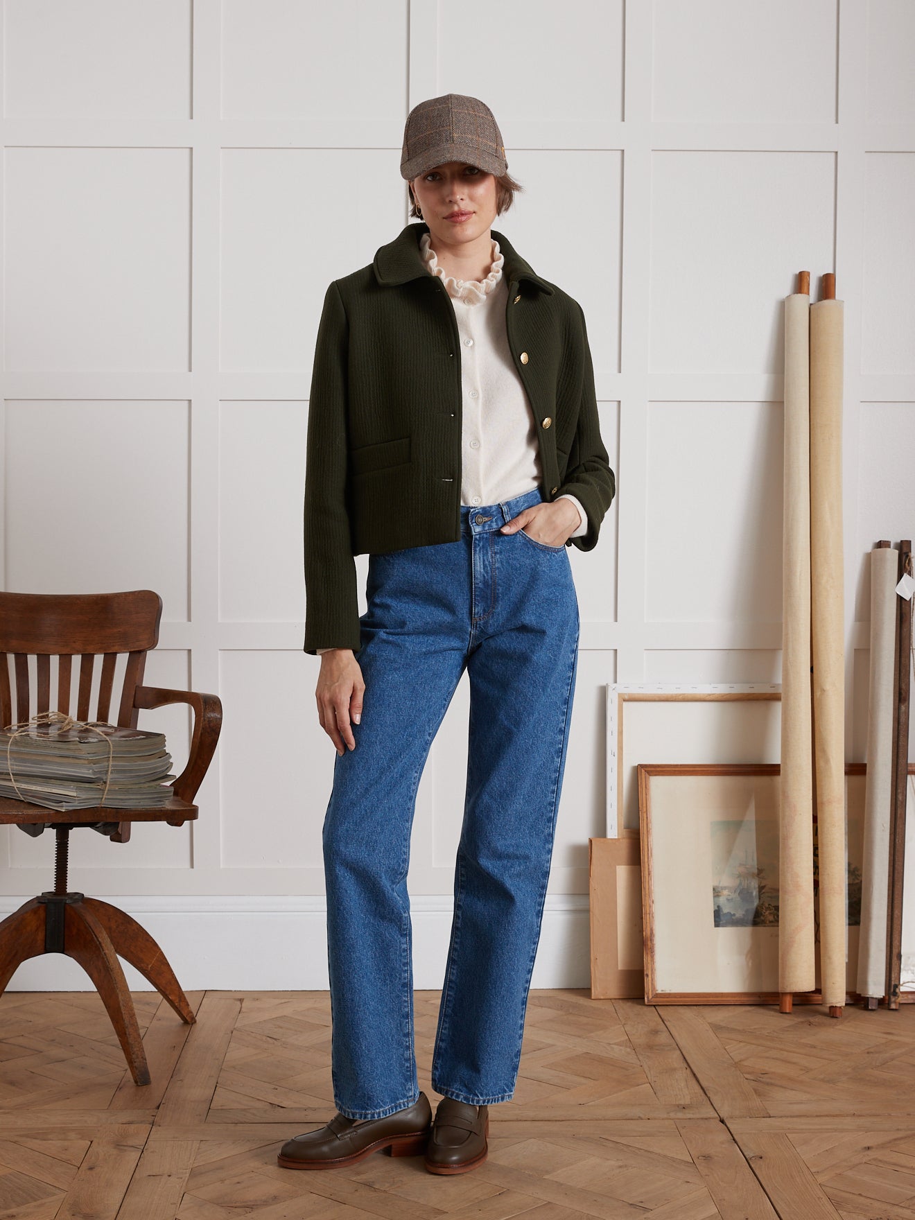 Relax fit damesjeans Camille - biokatoen, ecologische wassing