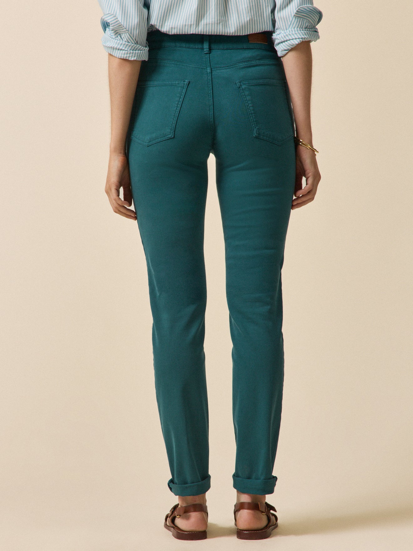 Pantalon slim couleur femme Chloé