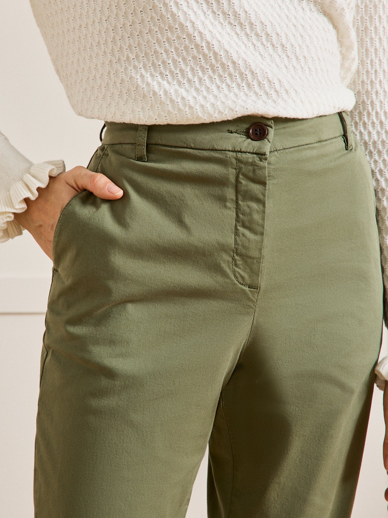 Pantalon chino femme - coton biologique