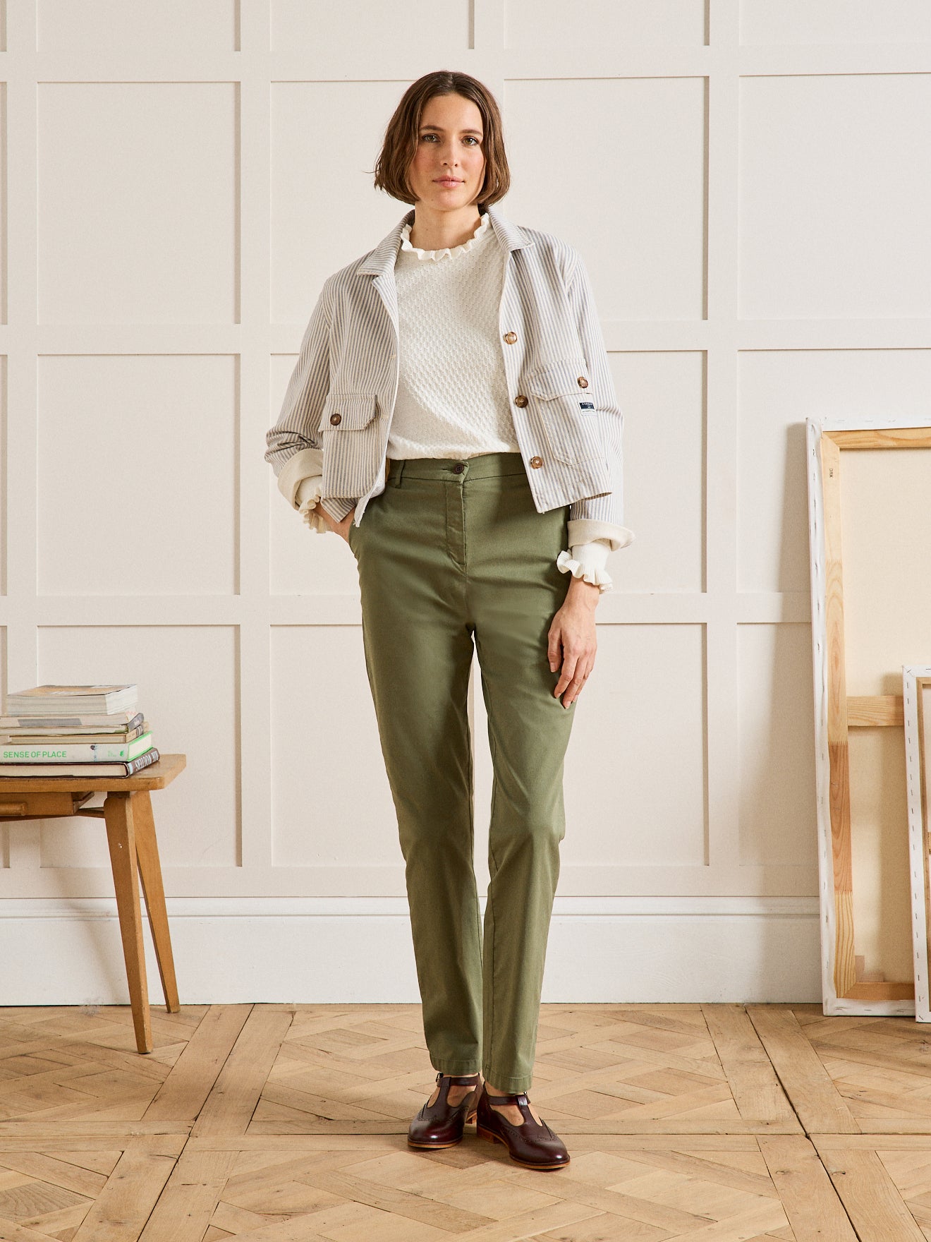 Pantalon chino femme - coton biologique